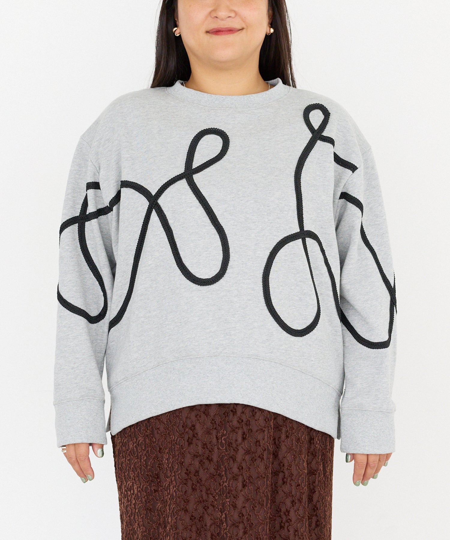 フロント　model:161cm 着用サイズ:3L