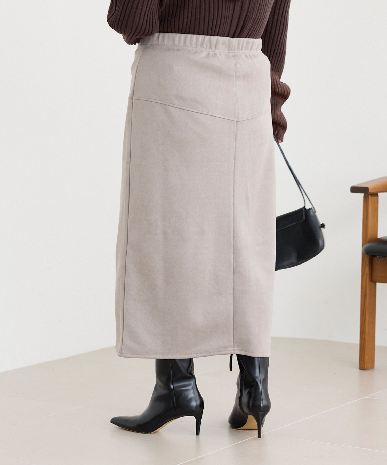 ライトグレー　model:161cm 着用サイズ:3L