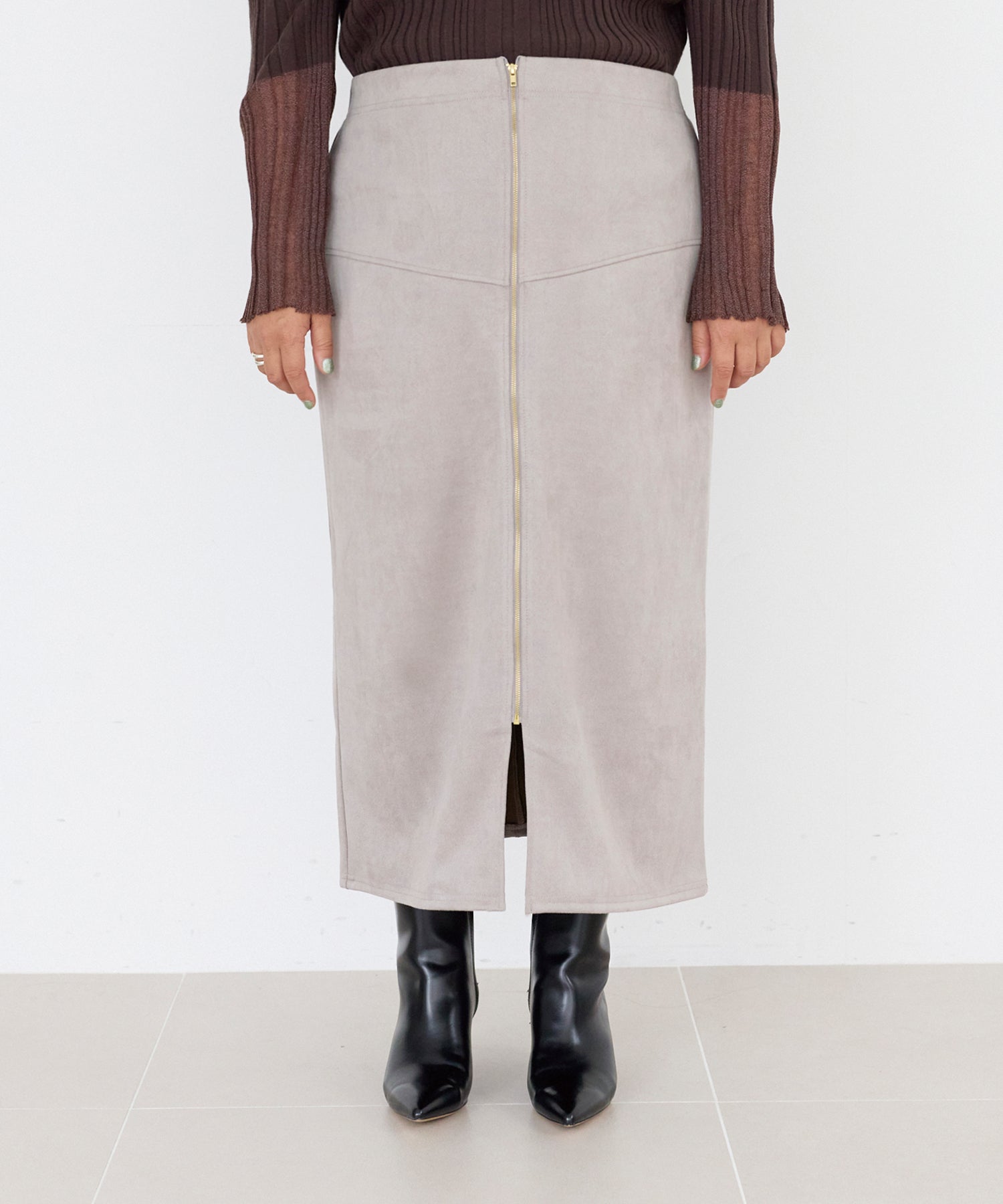 フロント　model:161cm 着用サイズ:3L