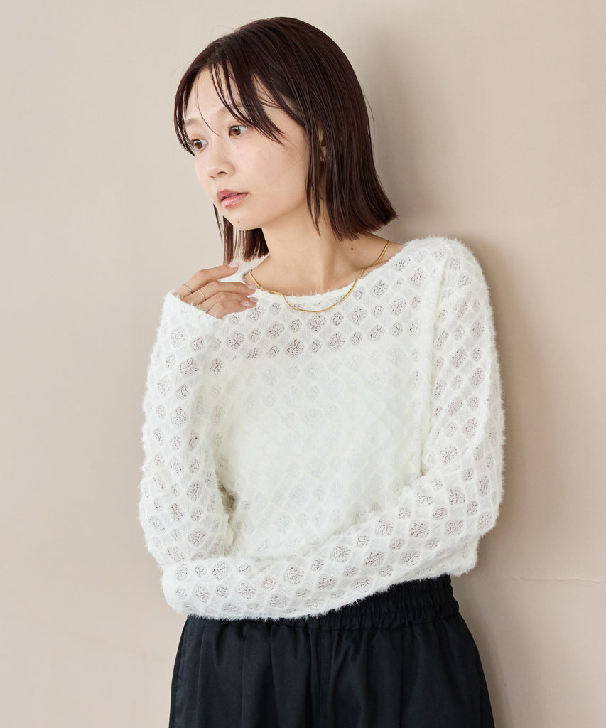アイボリー　model:156cm 着用サイズ:M