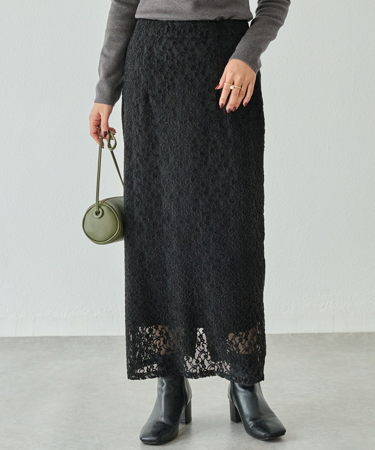 ブラック　model:156cm 着用サイズ:M