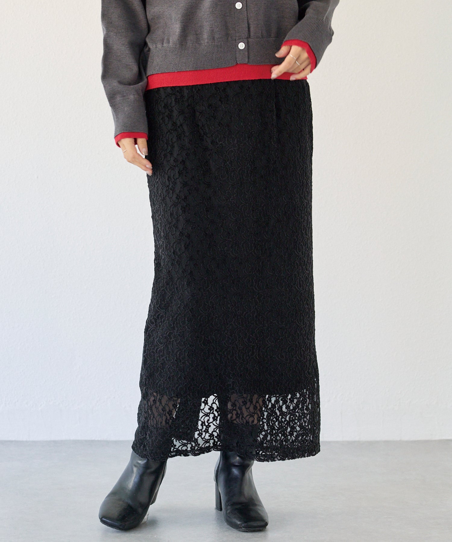 ブラック　model:156cm 着用サイズ:M