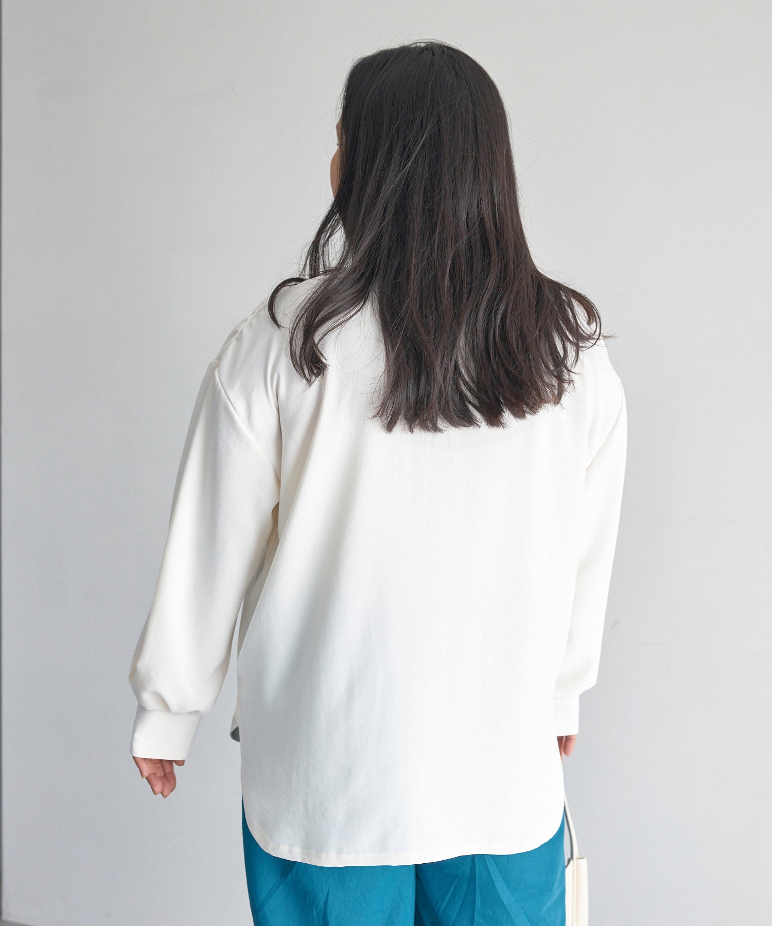オフホワイト　model:161cm 着用サイズ:3L