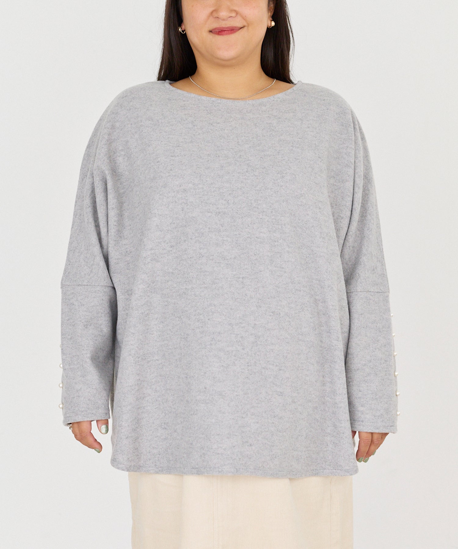 フロント　model:161cm 着用サイズ:3L