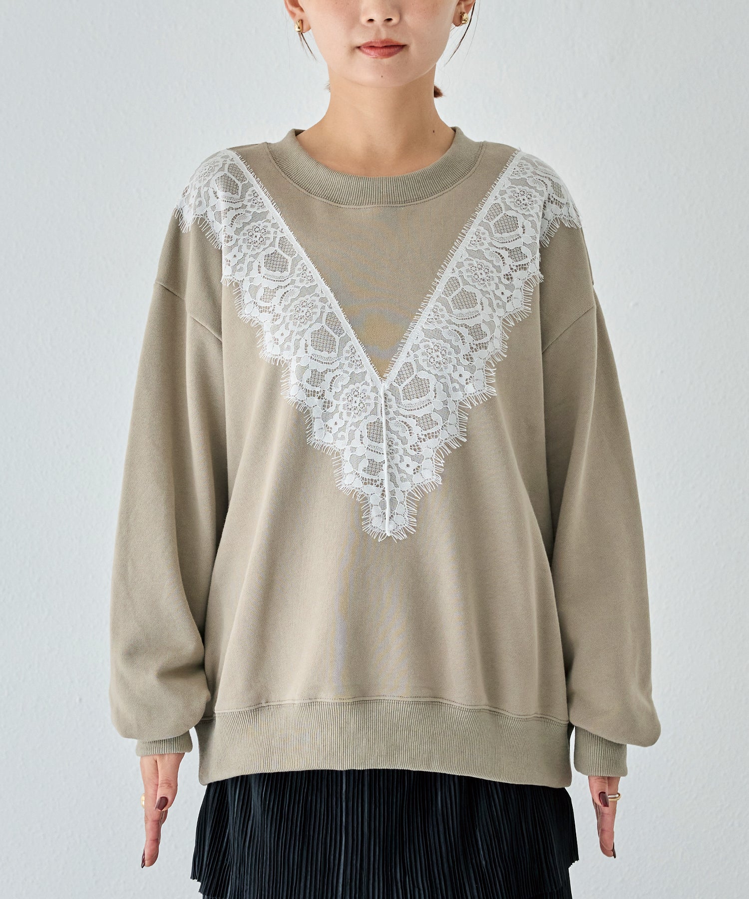 フロント　model:156cm 着用サイズ:M