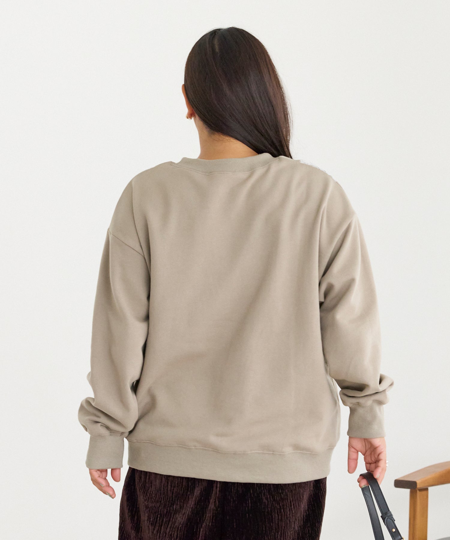 ベージュ　model:161cm 着用サイズ:3L