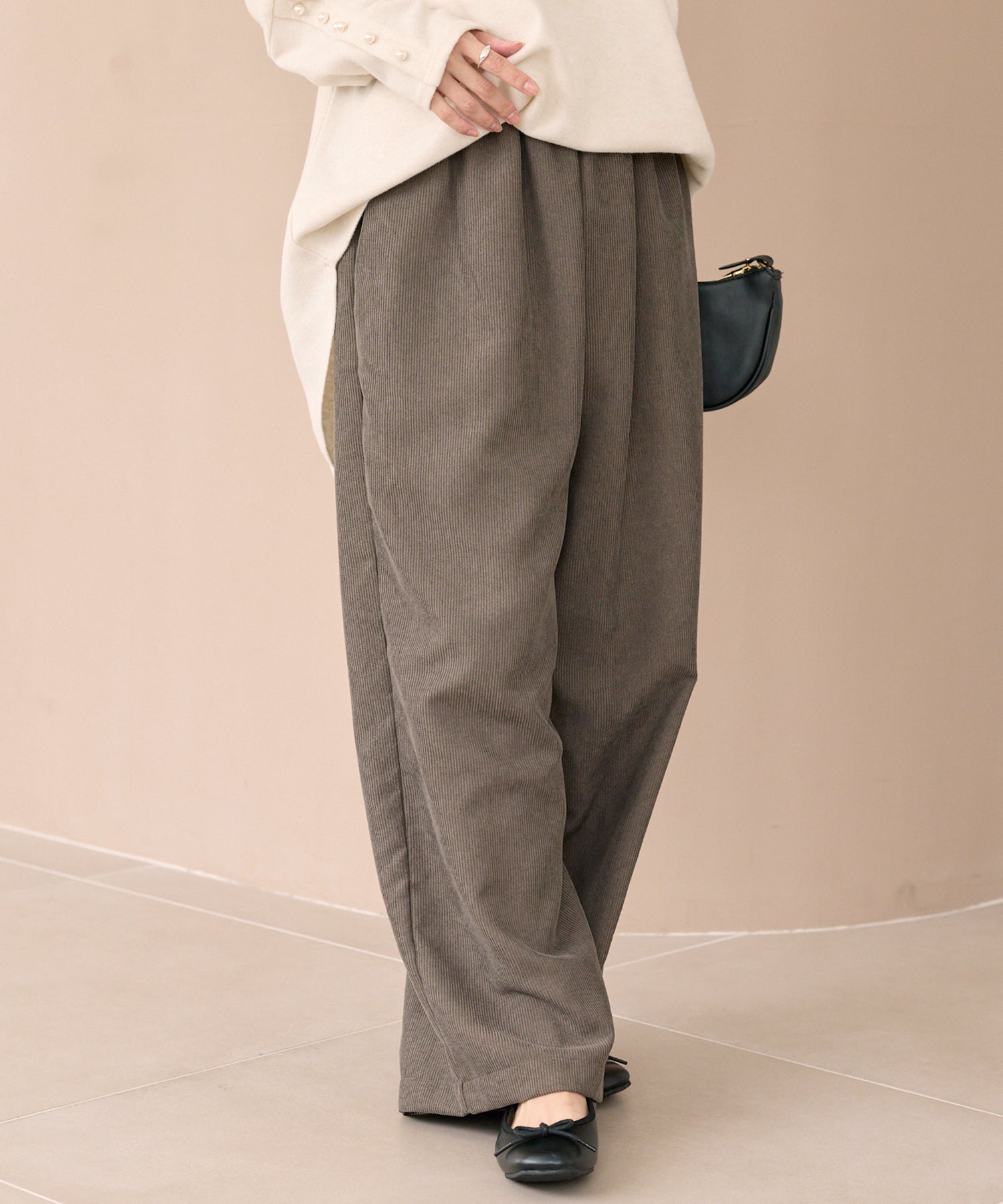 コーデュロイイージーパンツ