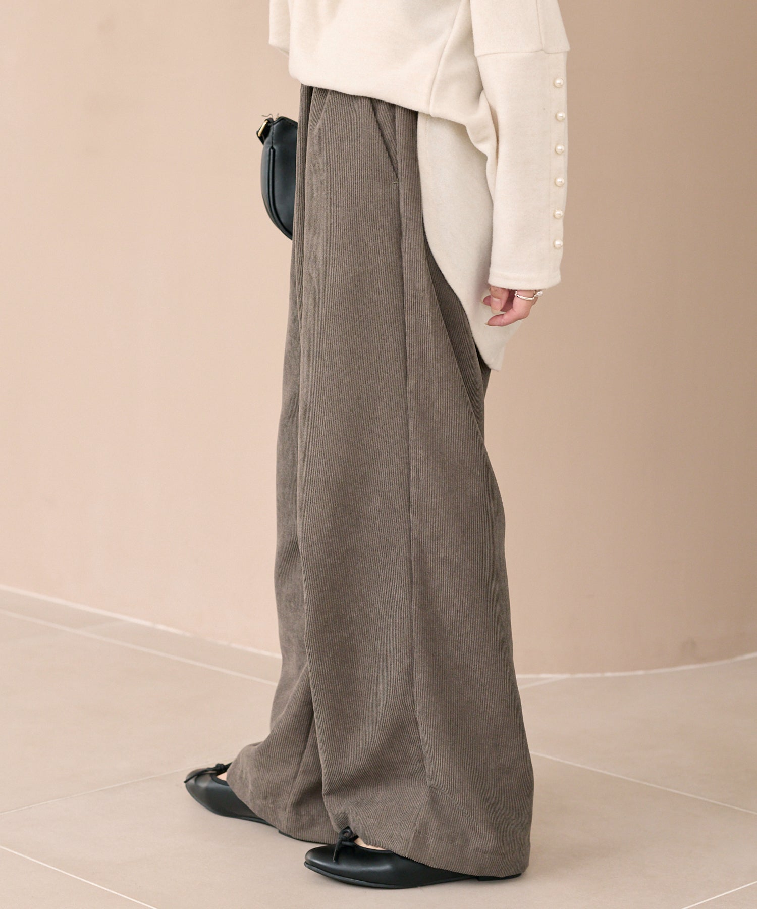 コーデュロイイージーパンツ