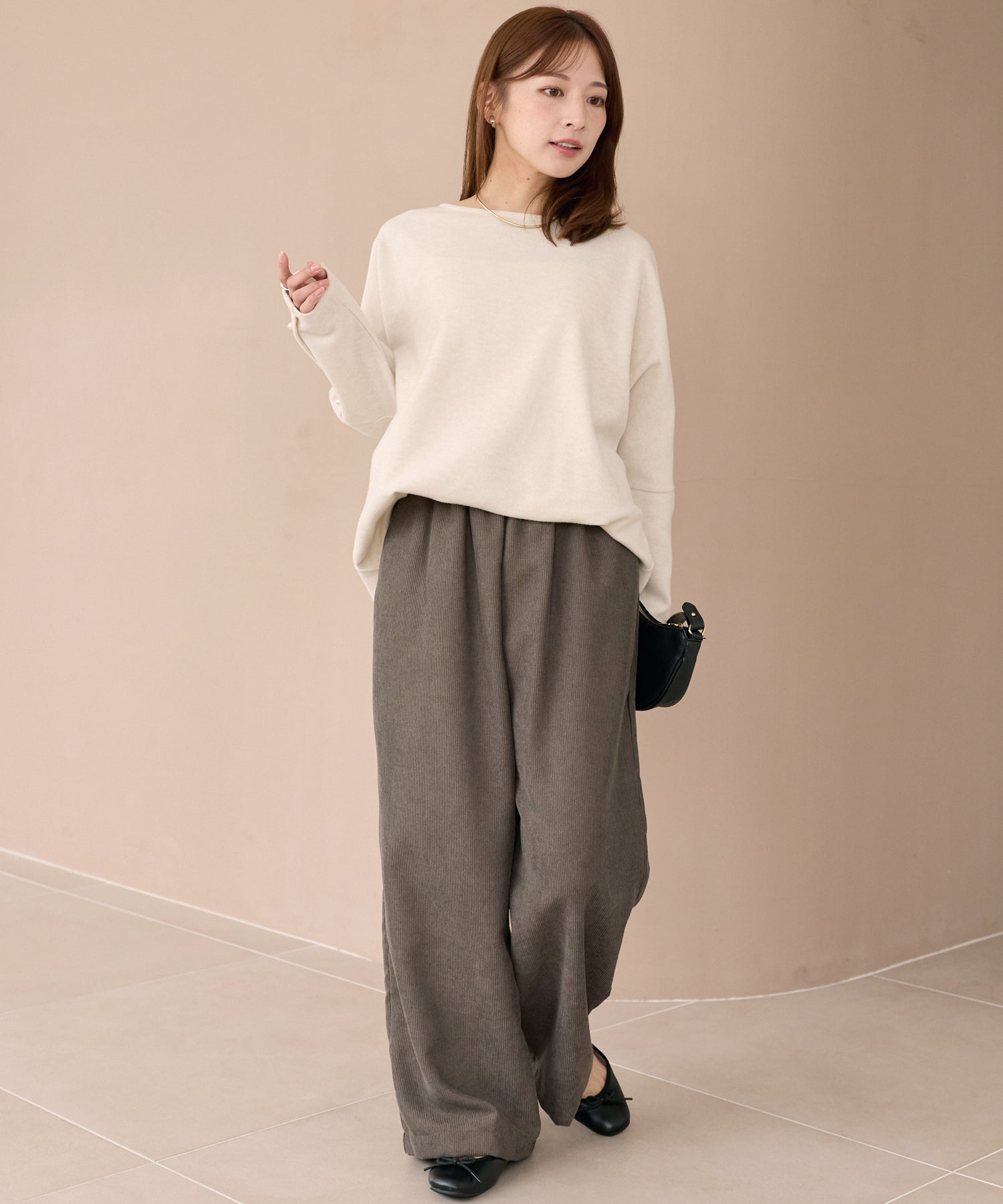 コーデュロイイージーパンツ