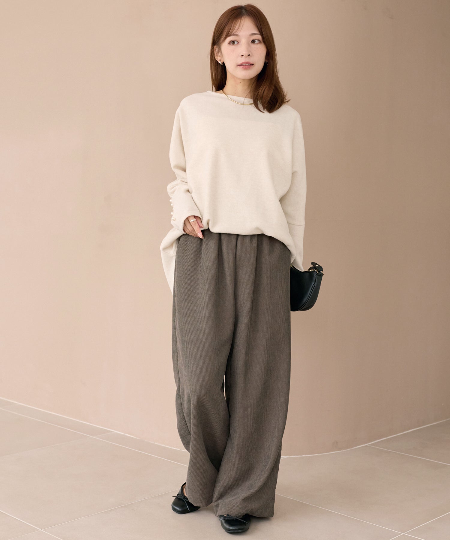 コーデュロイイージーパンツ