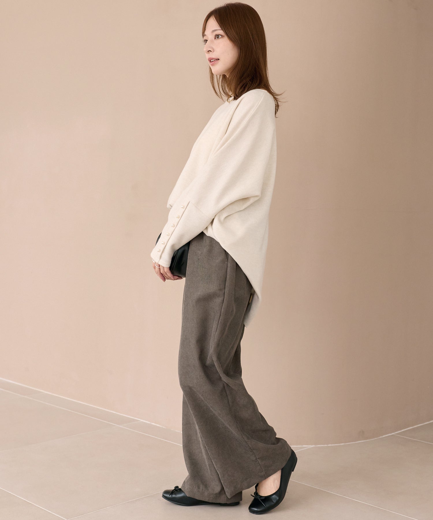 コーデュロイイージーパンツ