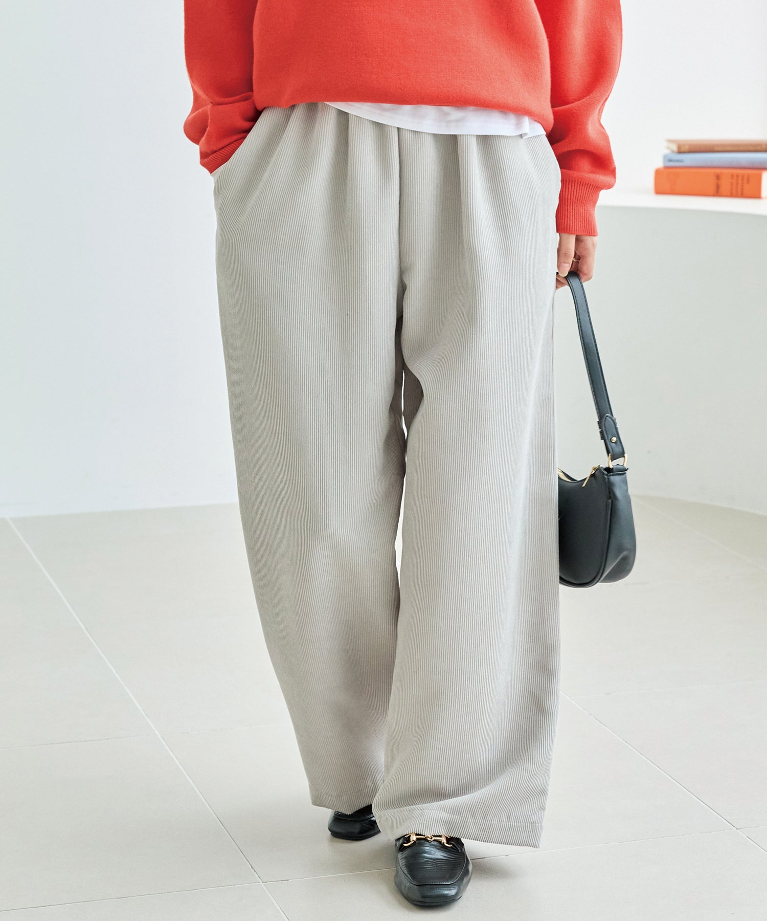 グレー　model:160cm 着用サイズ:M