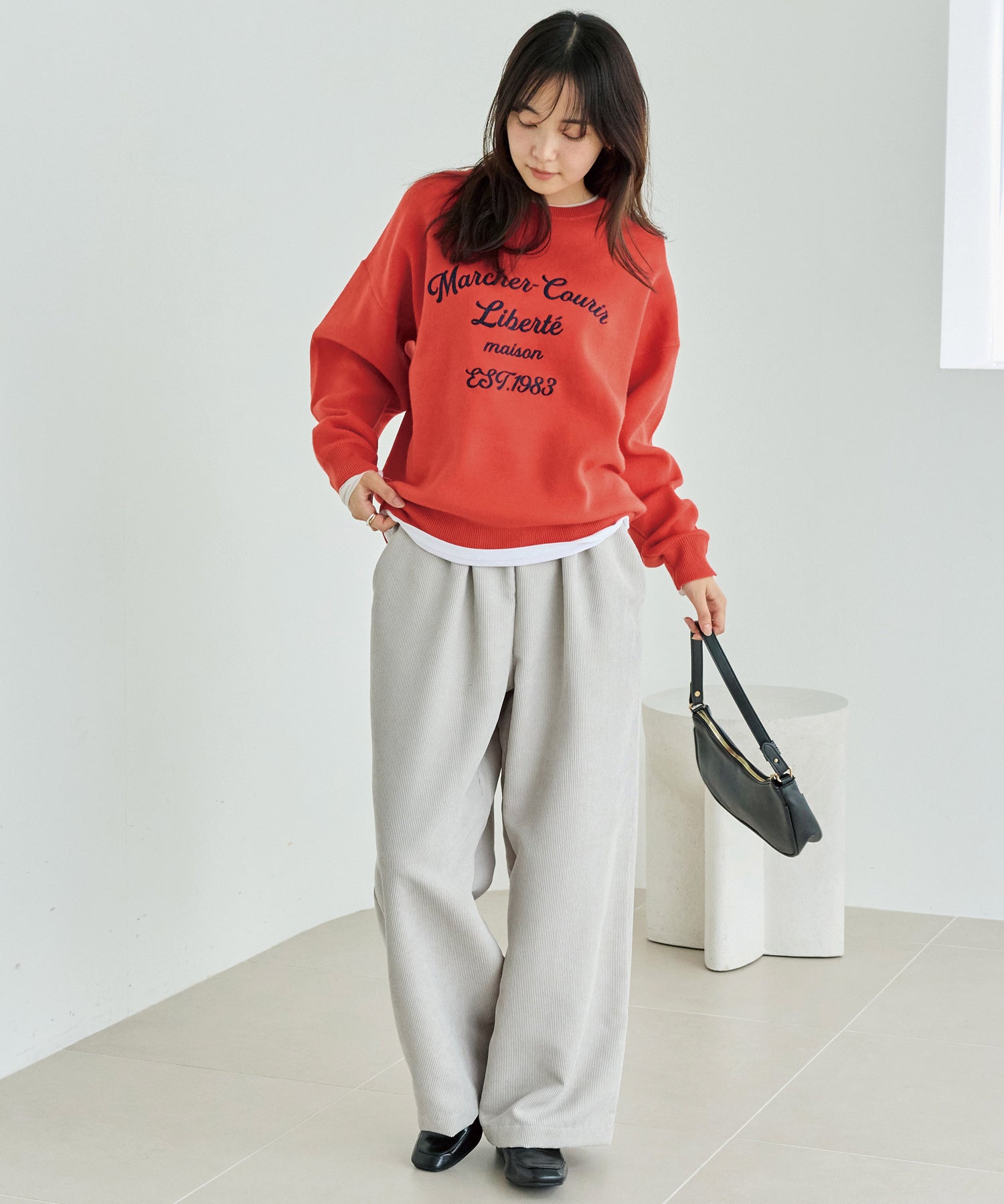 コーデュロイイージーパンツ