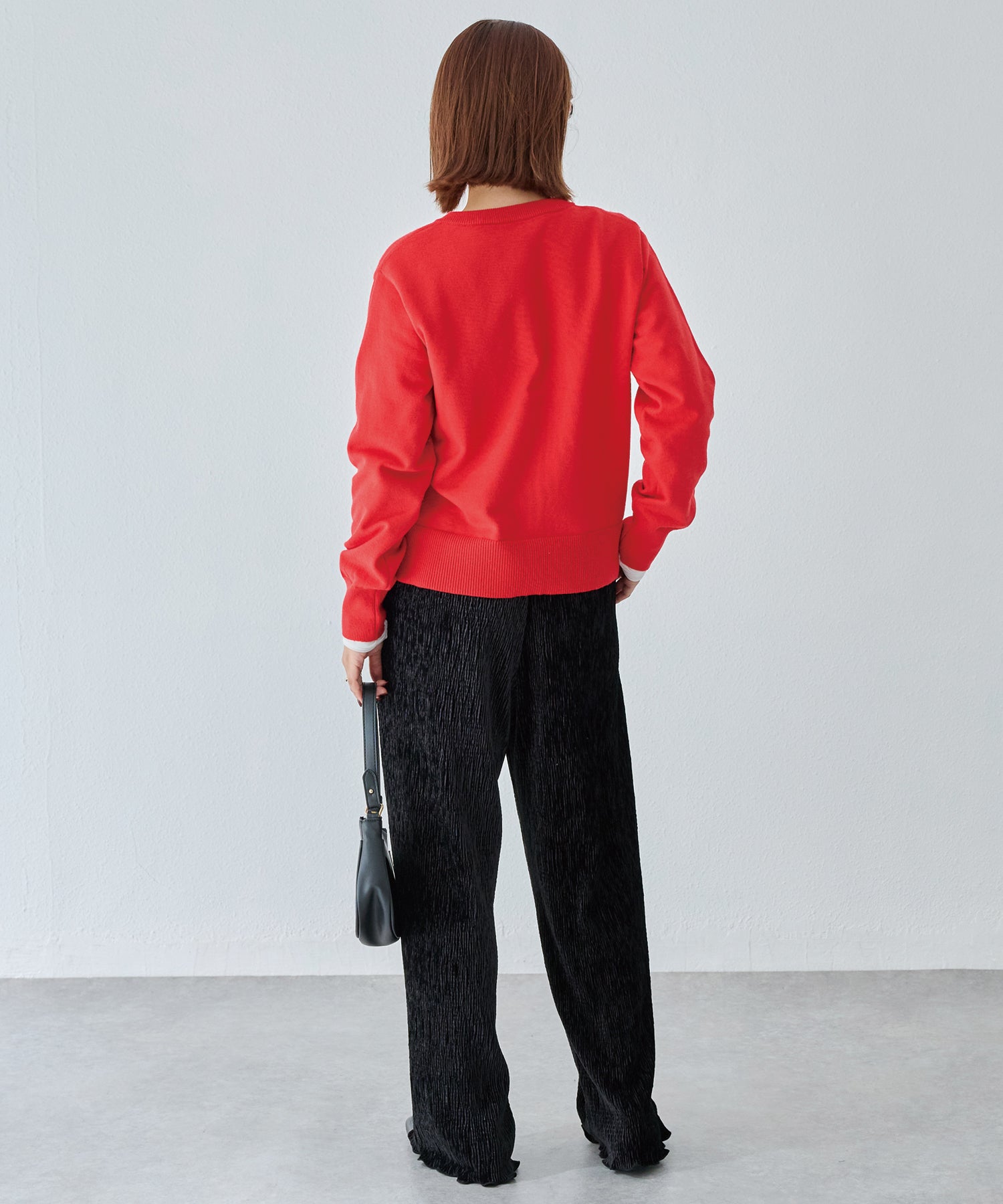 楊柳ベロアイージーパンツ