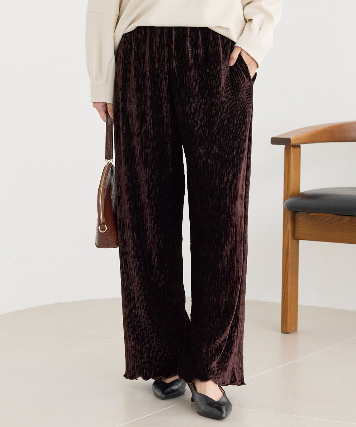 ブラウン　model:160cm 着用サイズ:M