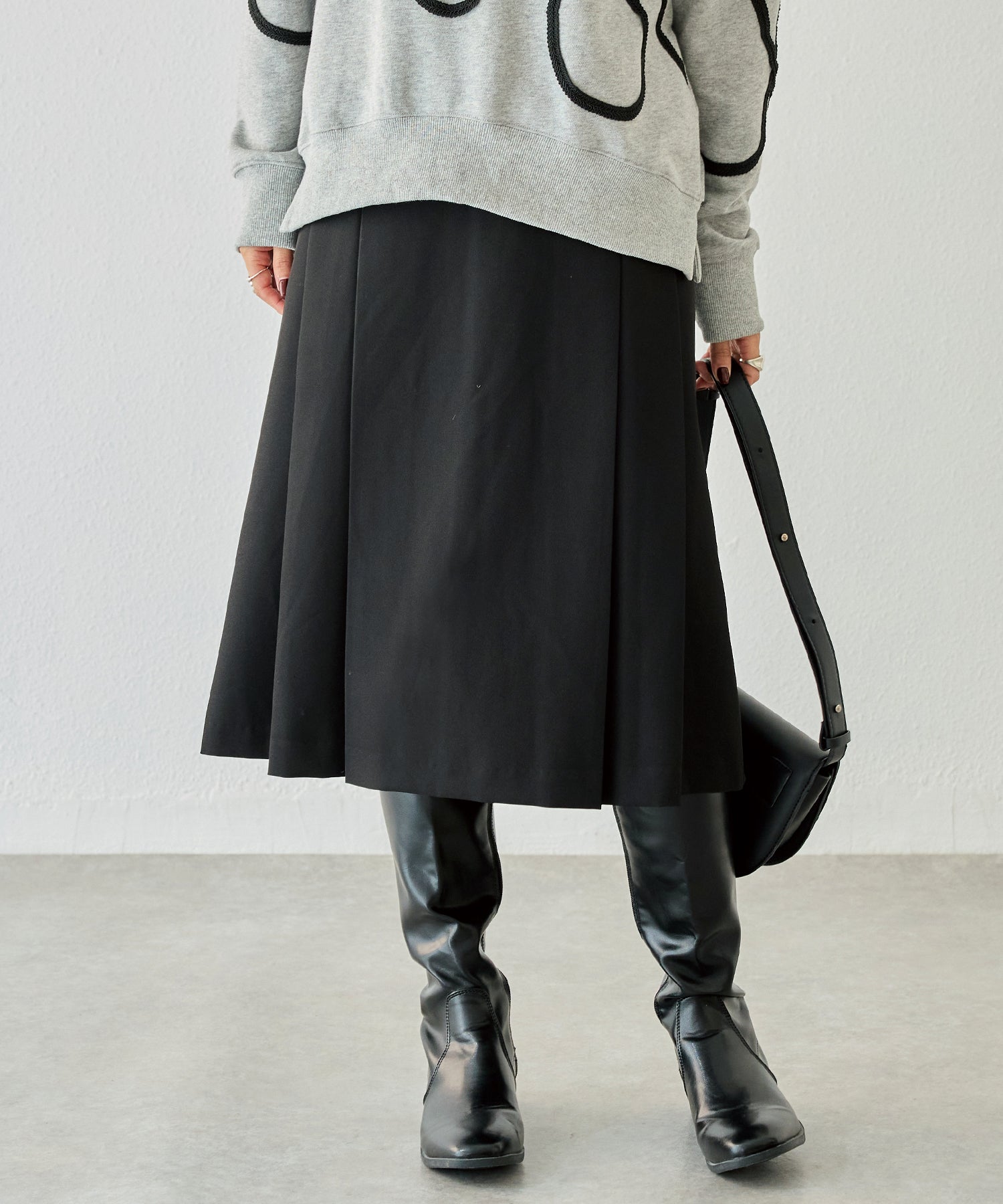 ブラック　model:156cm 着用サイズ:M