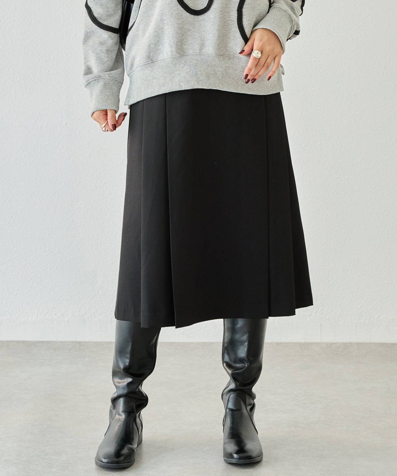 ブラック　model:156cm 着用サイズ:M