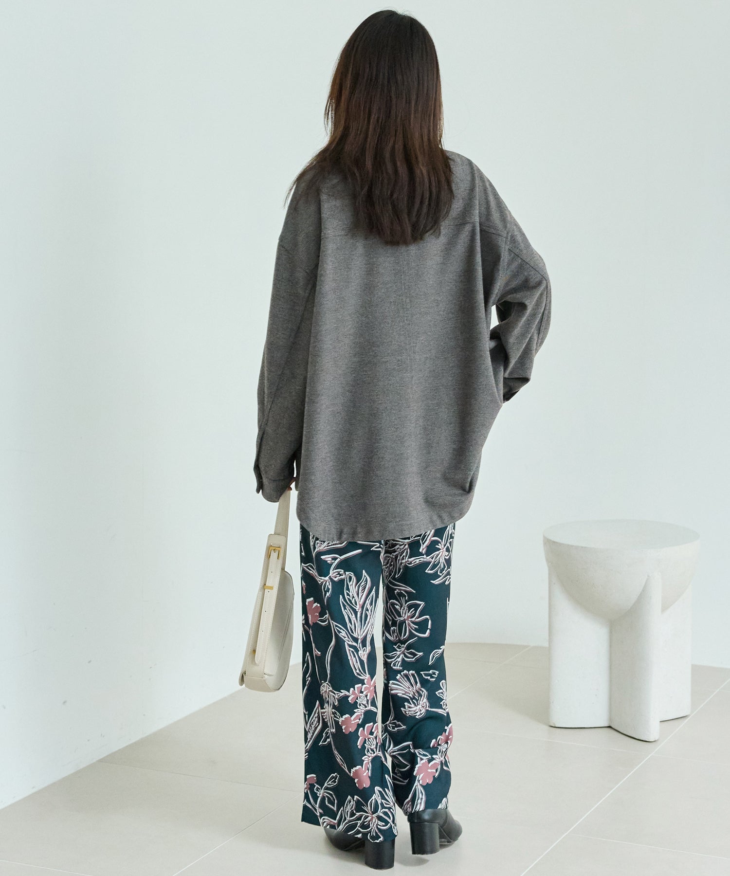 花柄イージーパンツ