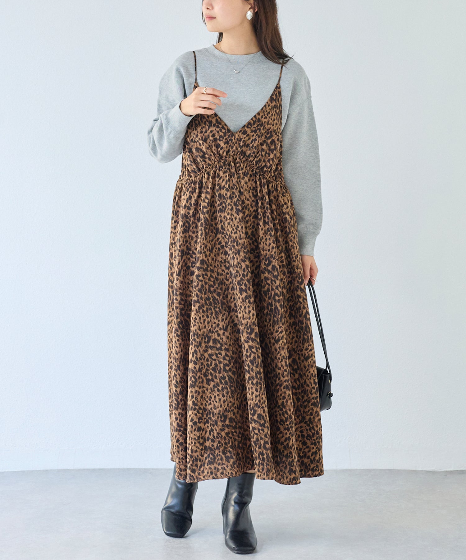 レオパードキャミワンピース