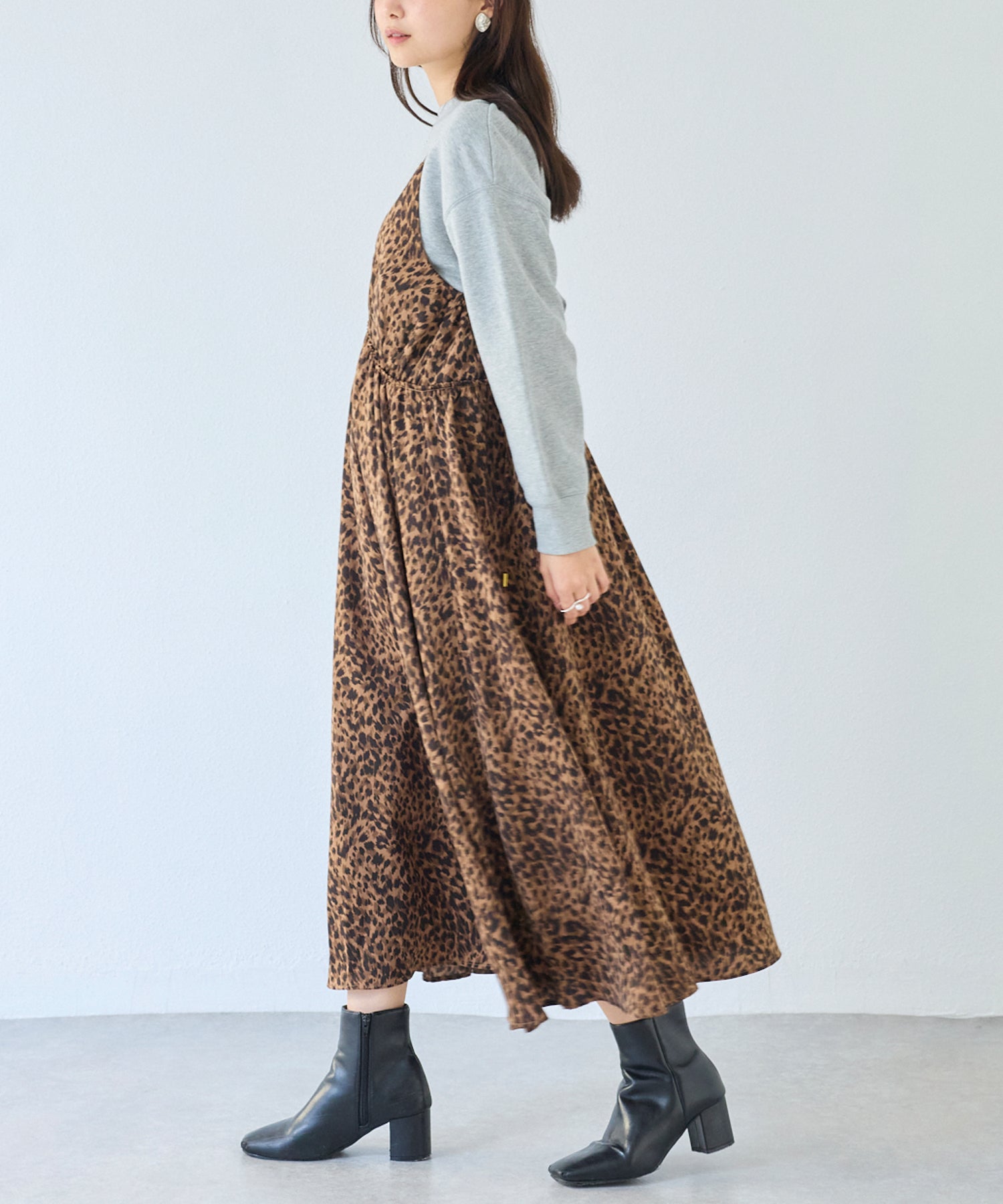 レオパードキャミワンピース