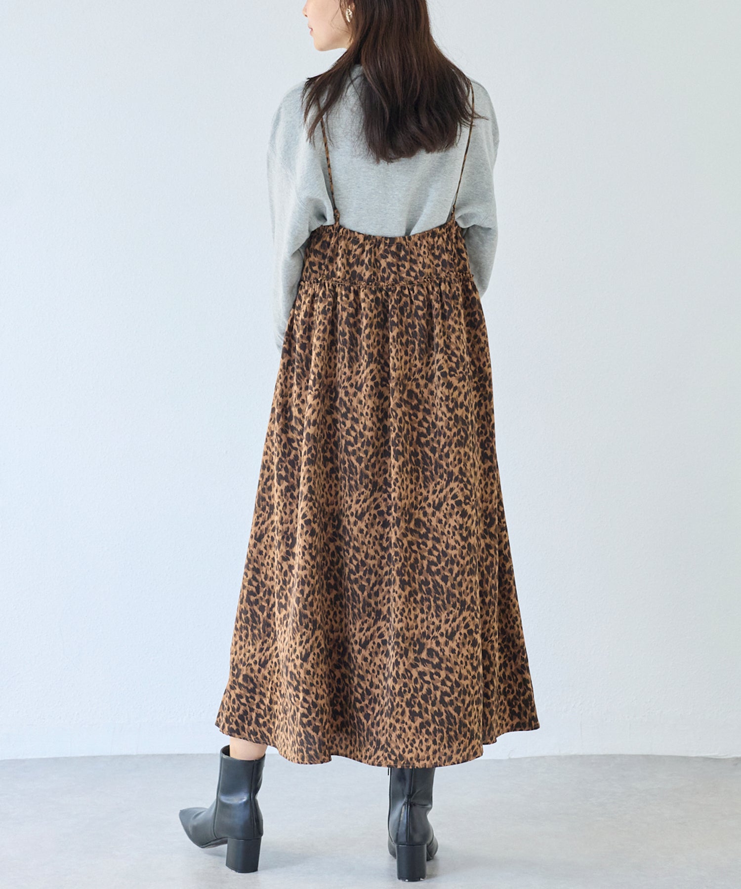 レオパードキャミワンピース