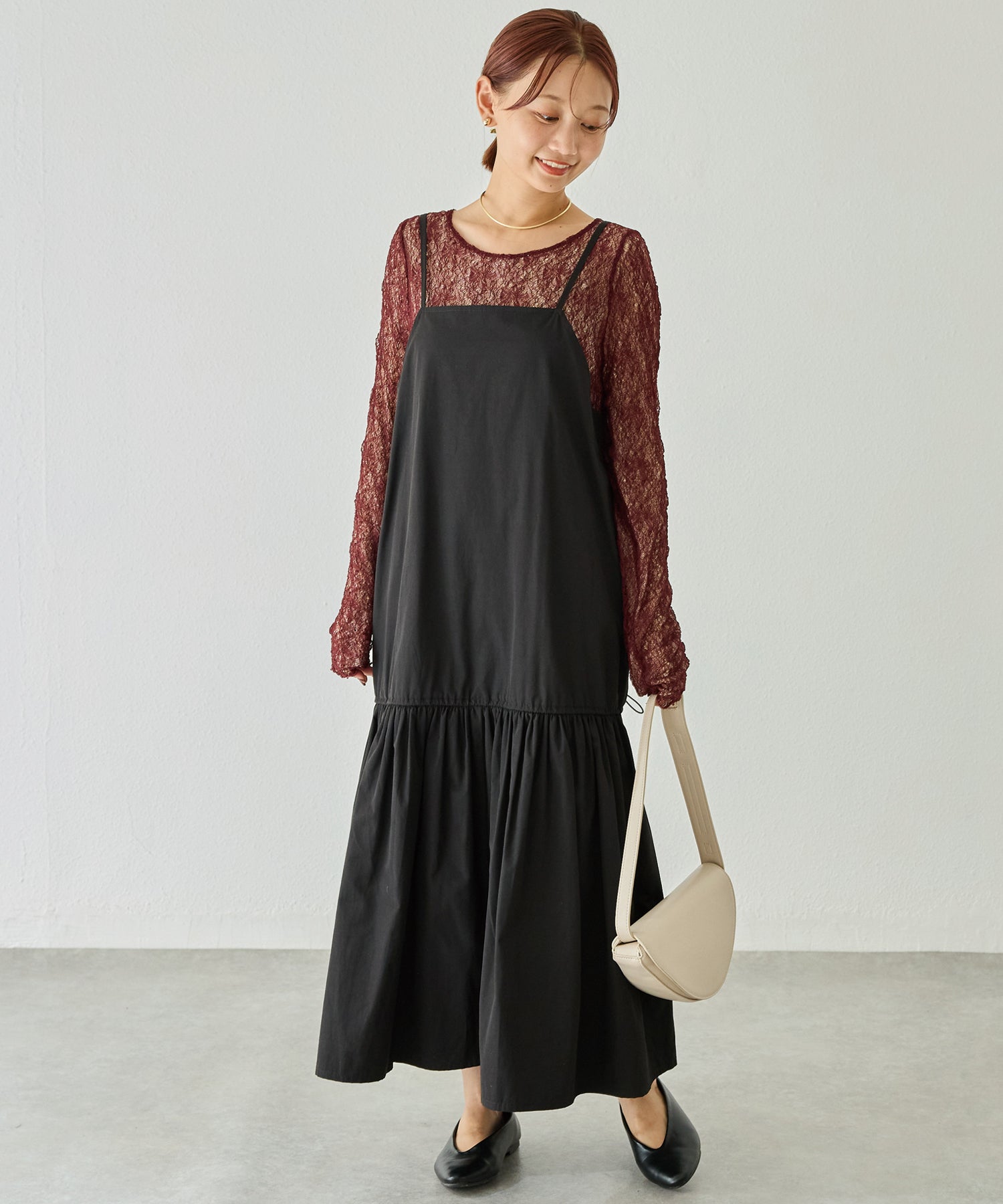 ブラック　model:156cm 着用サイズ:M