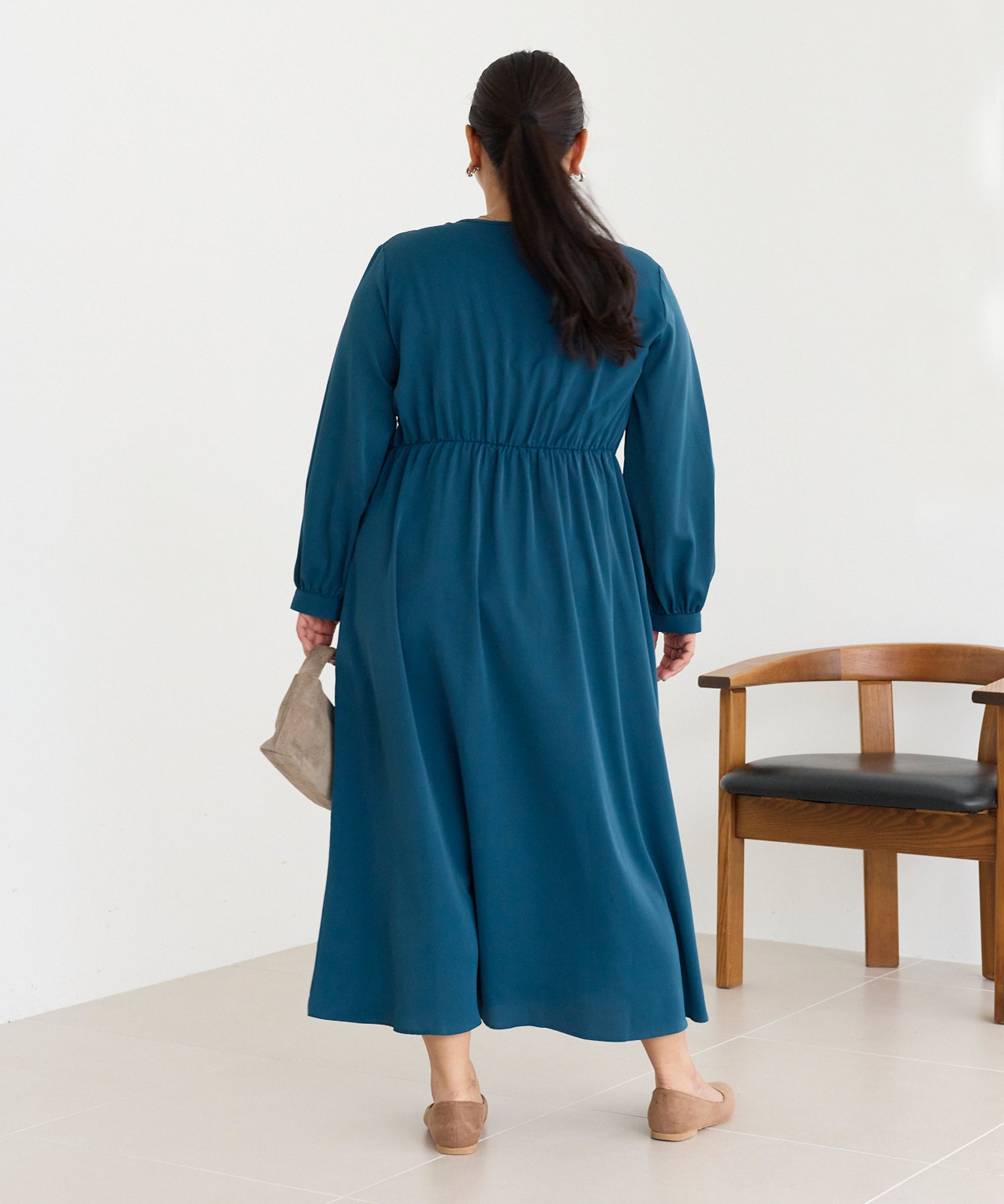 グリーン　model:161cm 着用サイズ:3L