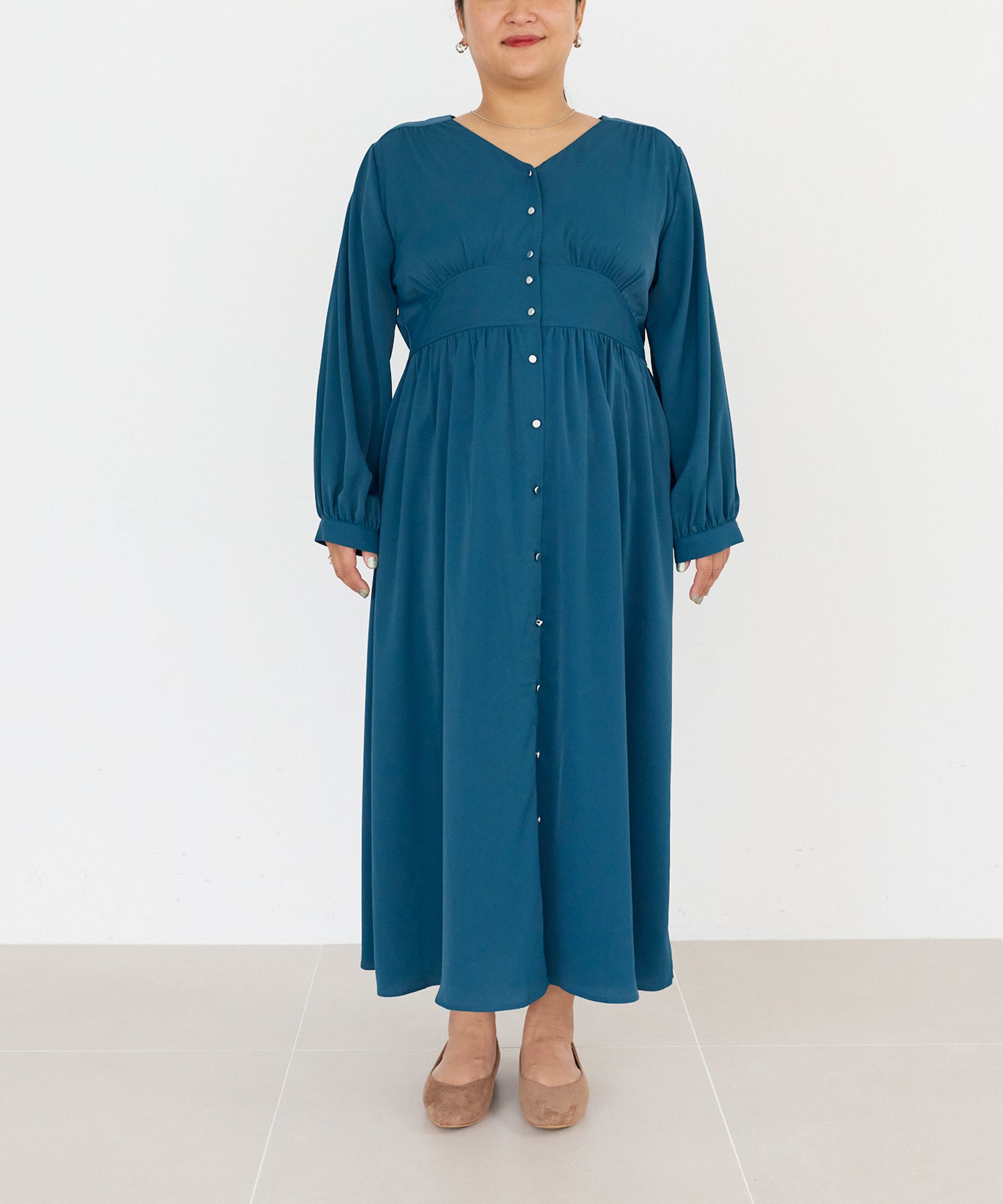 フロント　model:161cm 着用サイズ:3L