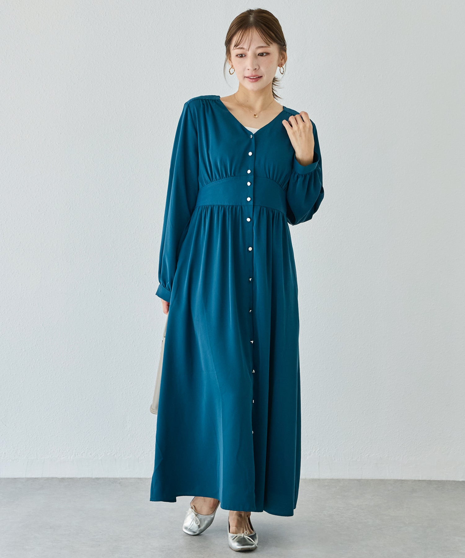 グリーン　model:156cm 着用サイズ:M