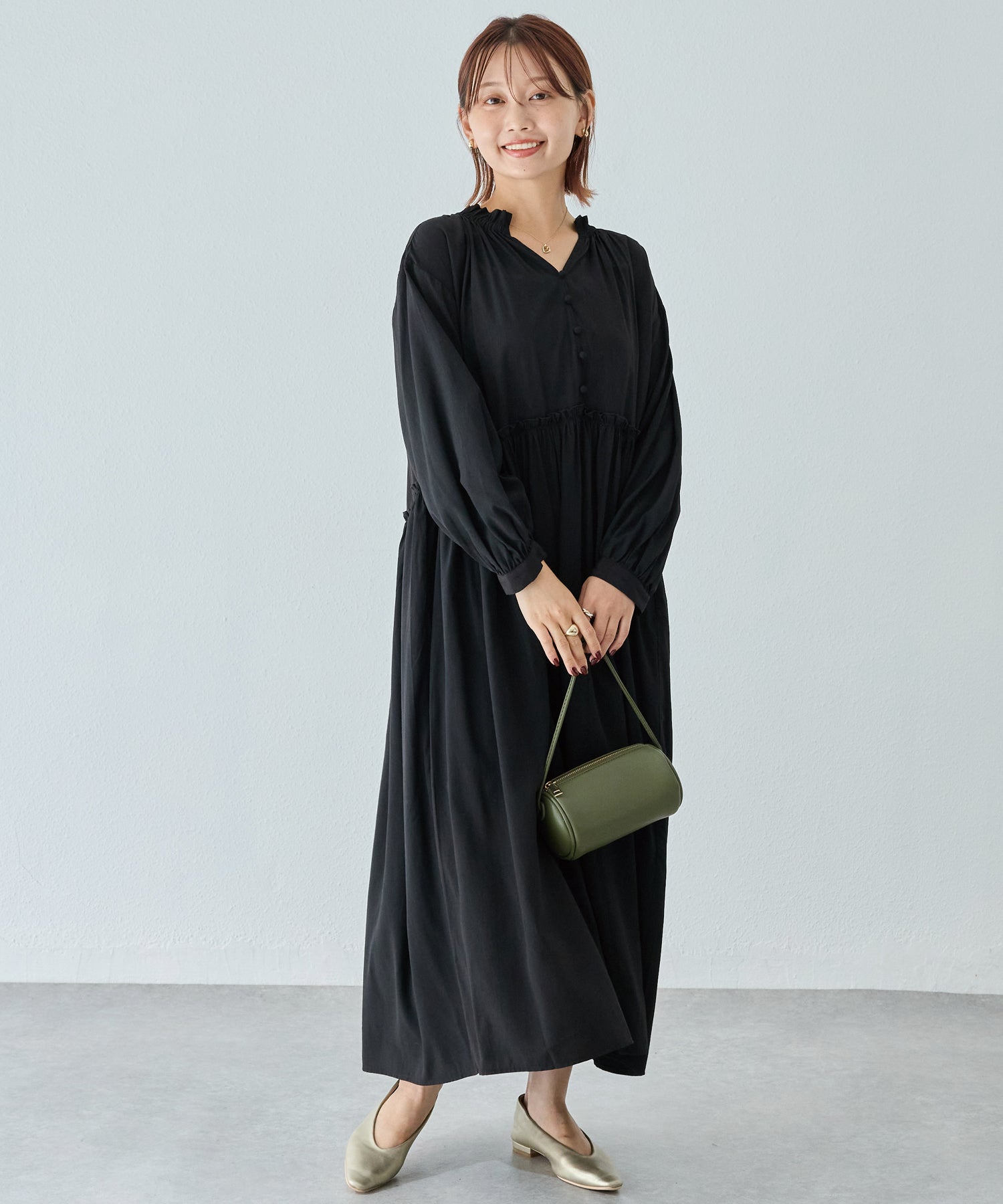 ブラック　model:156cm 着用サイズ:M