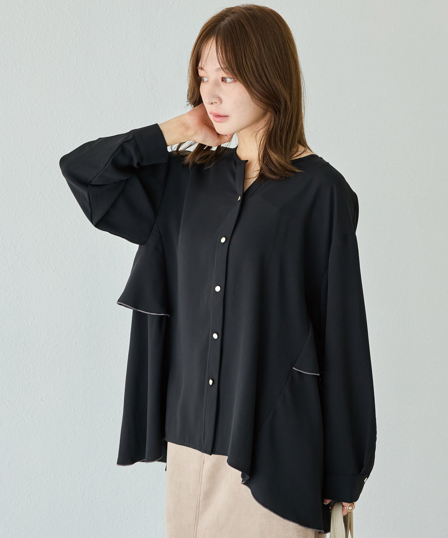 ブラック　model:156cm 着用サイズ:M