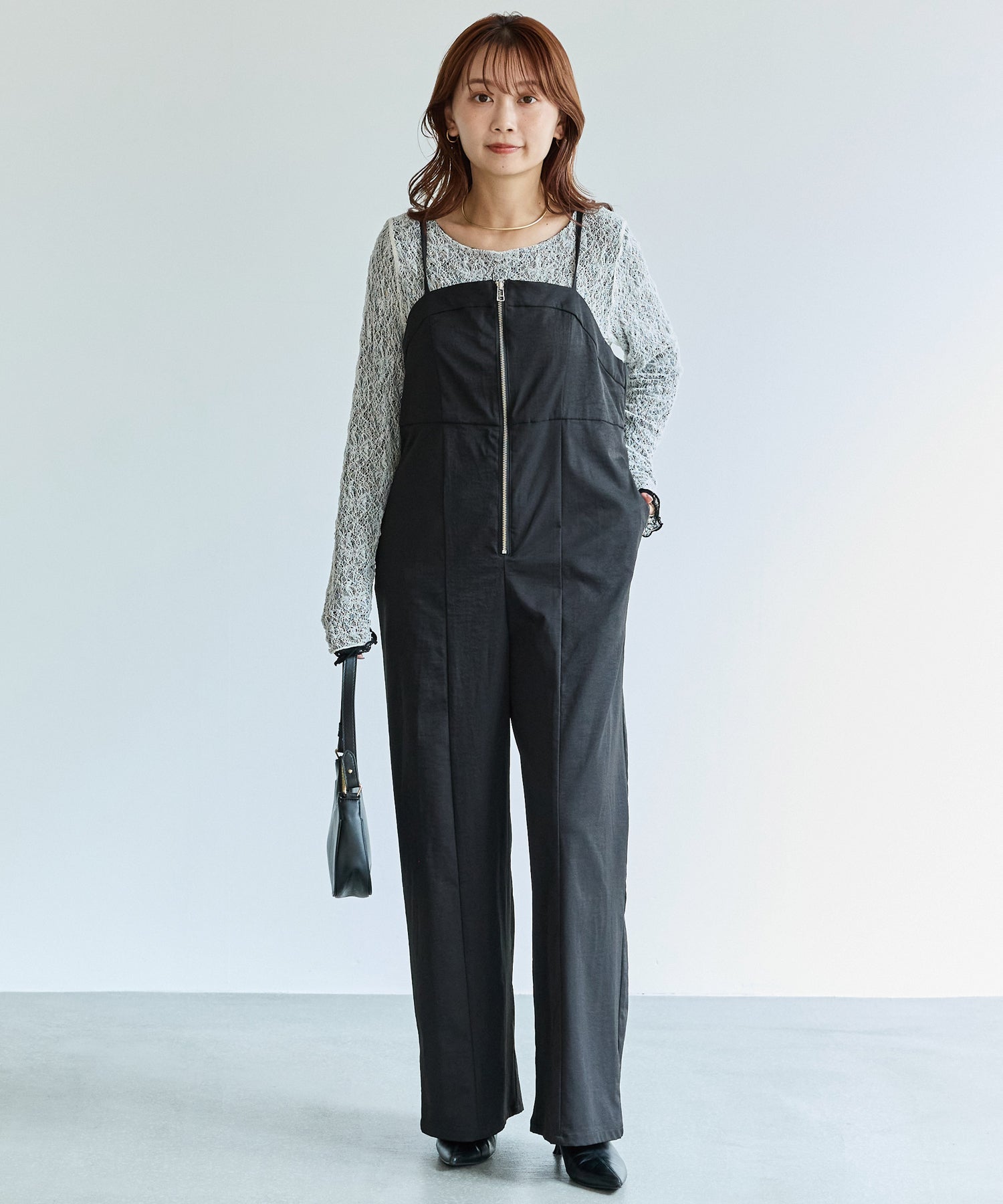 ブラック　model:156cm 着用サイズ:M