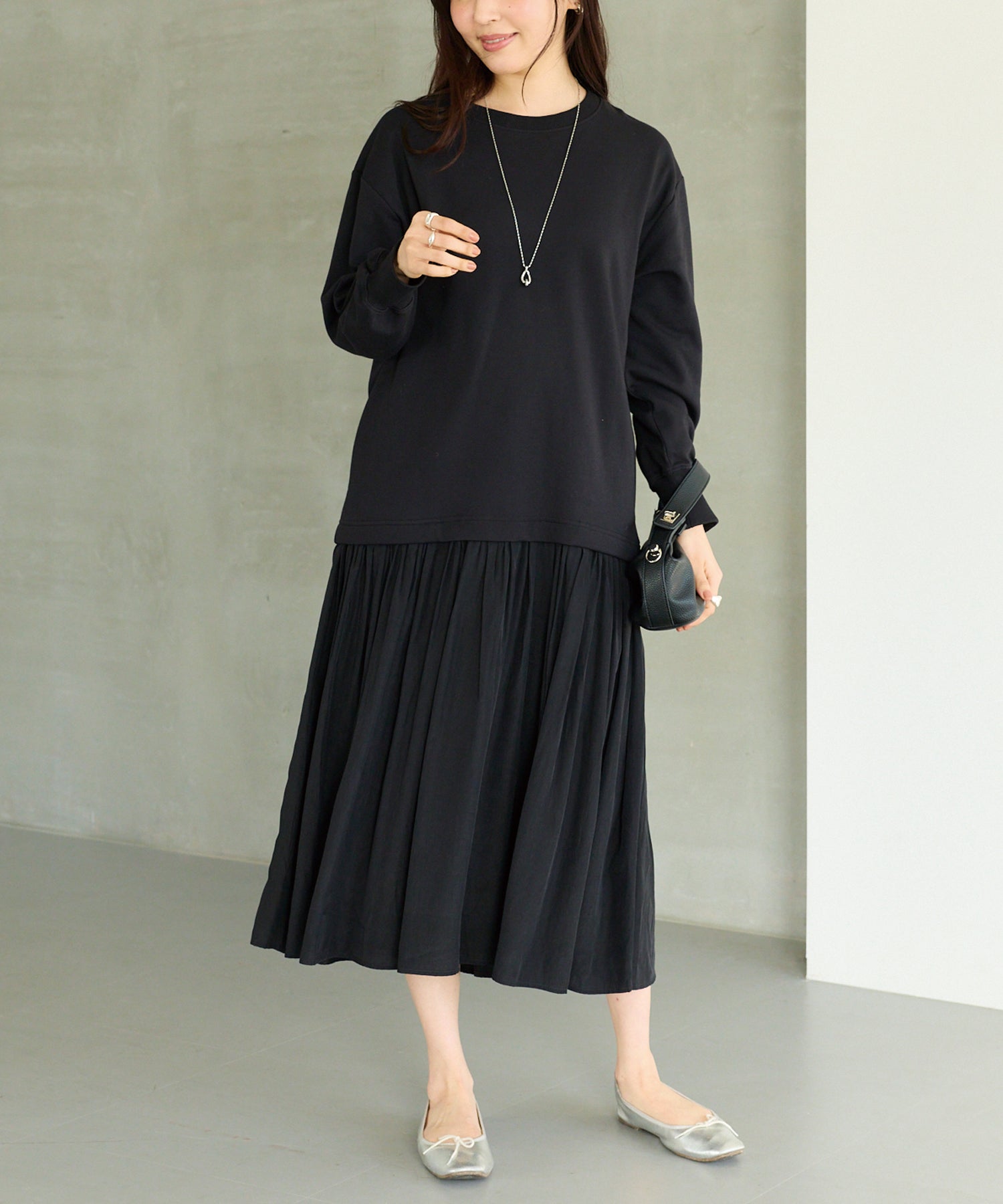 ブラック　model:162cm 着用サイズ:M