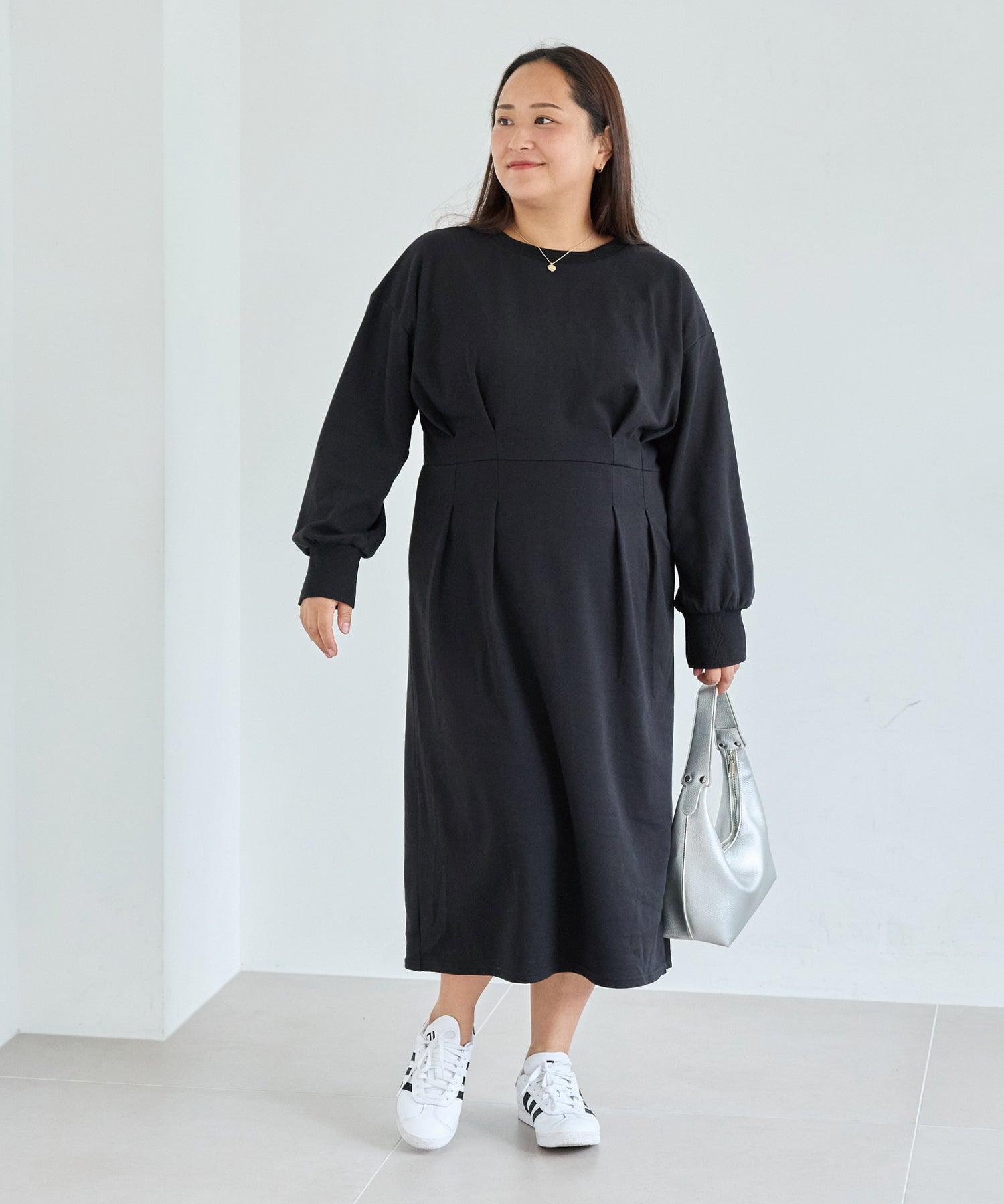 ブラック　model:161cm 着用サイズ:3L