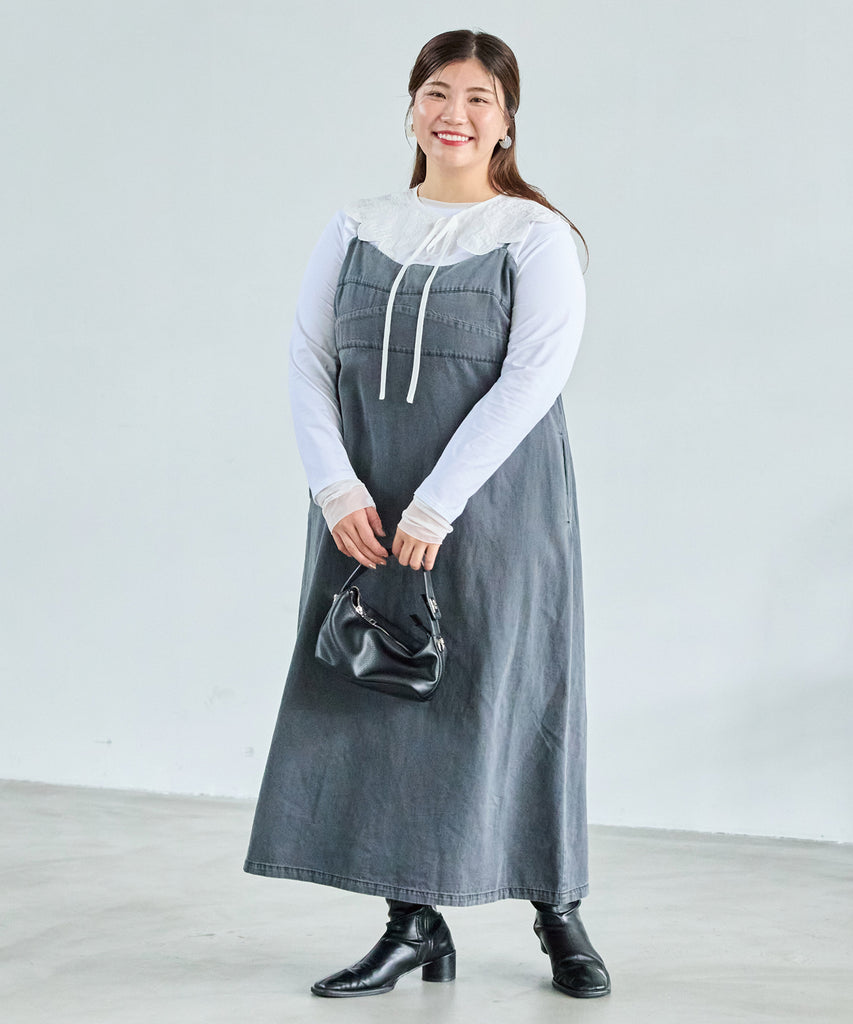 ブラック　model:162cm  着用サイズ:3L