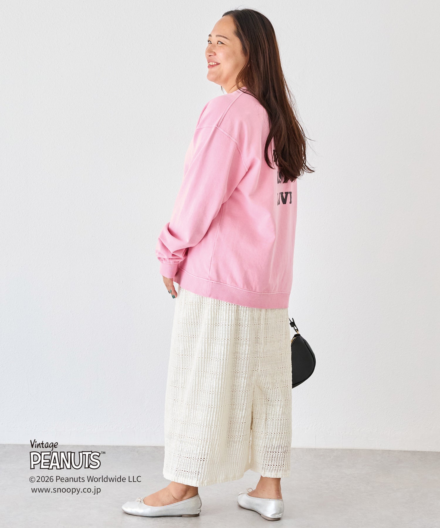 ピンク　model:161cm 着用サイズ:3L