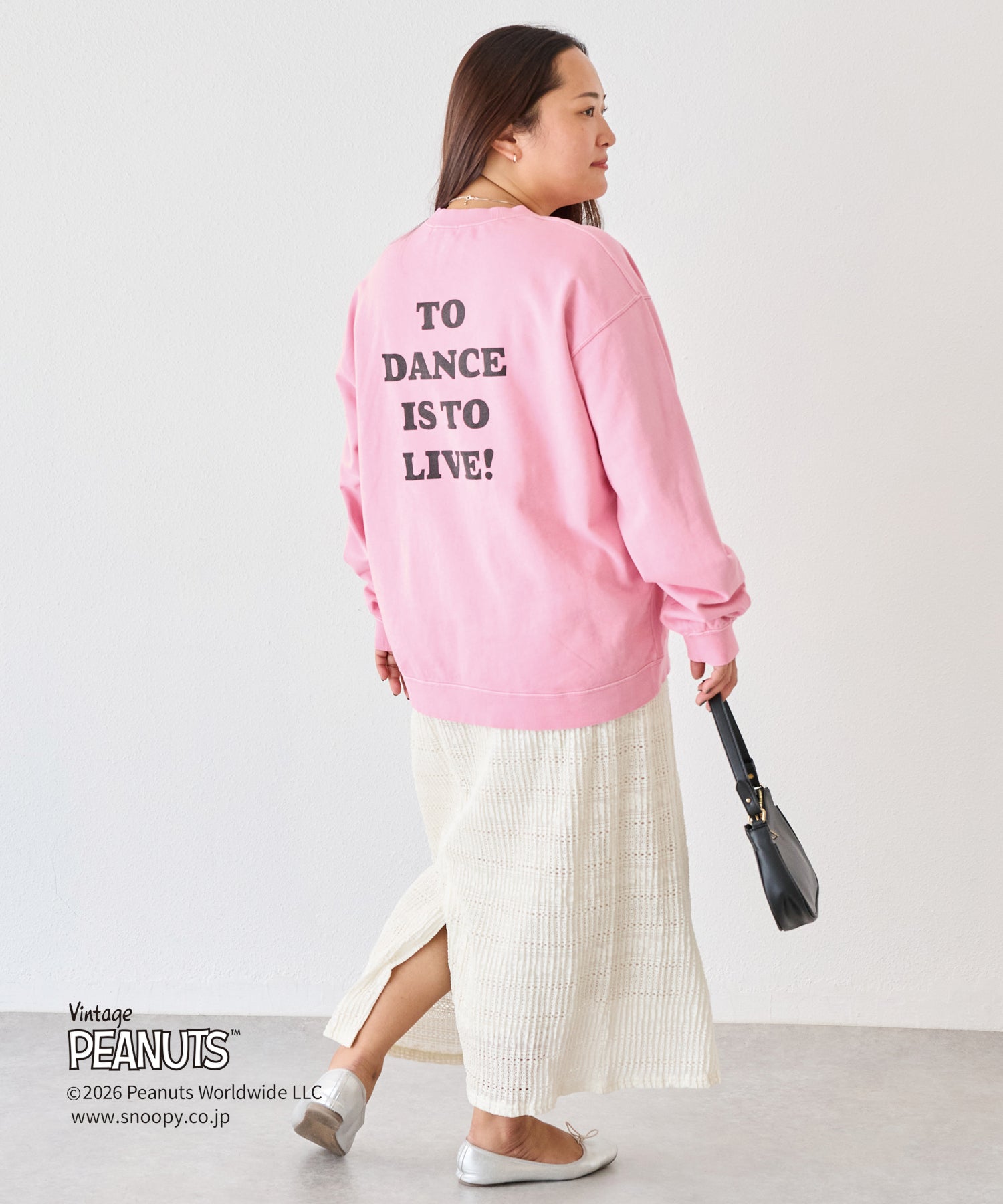 ピンク　model:161cm 着用サイズ:3L