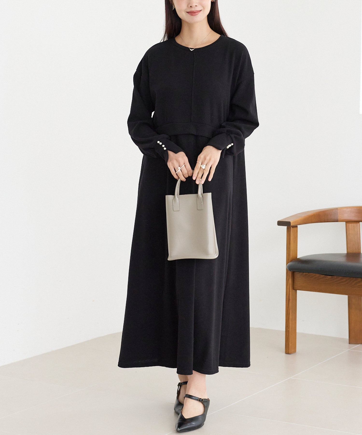 ブラック　model:160cm 着用サイズ:M