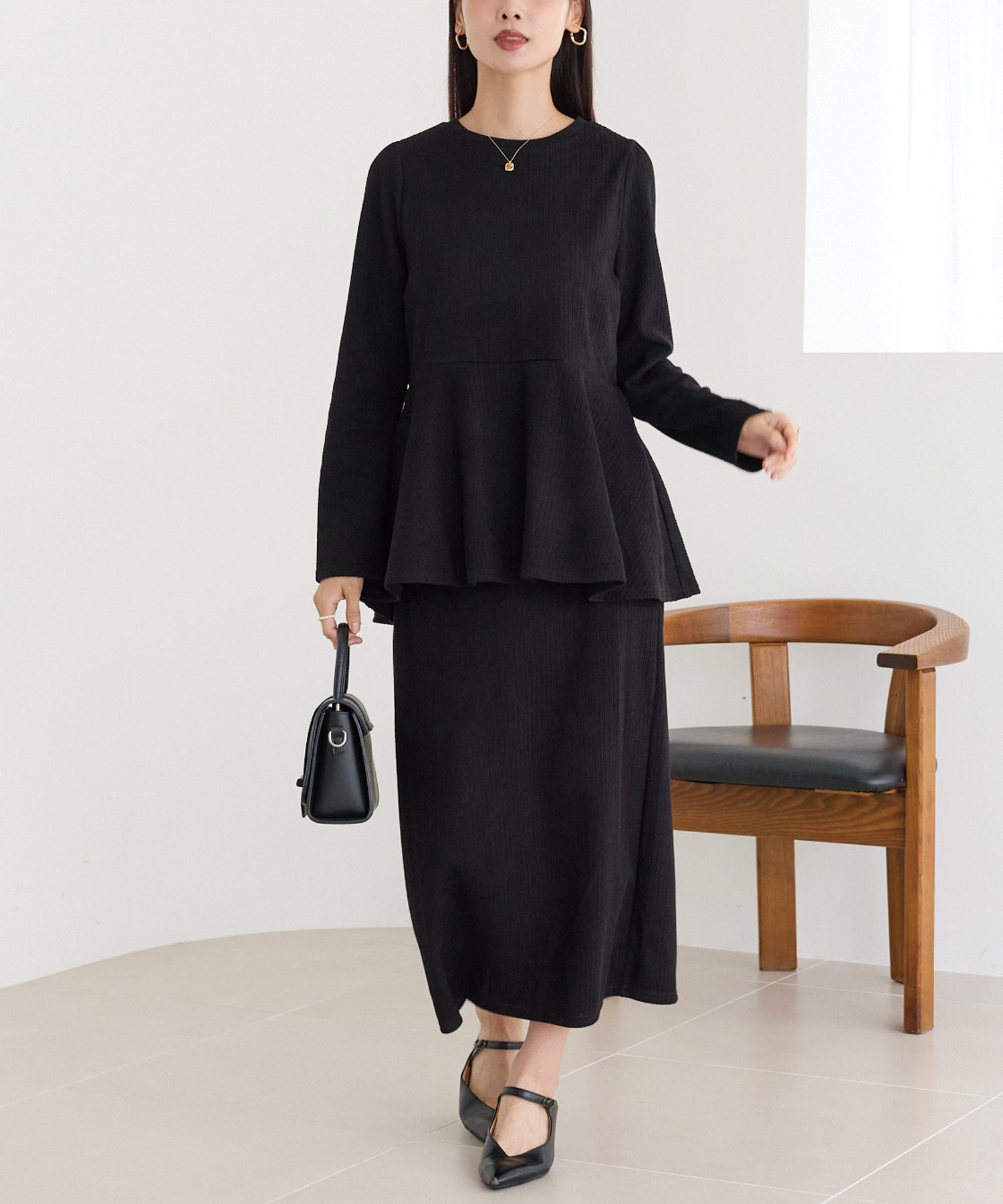 起毛リブセットアップ