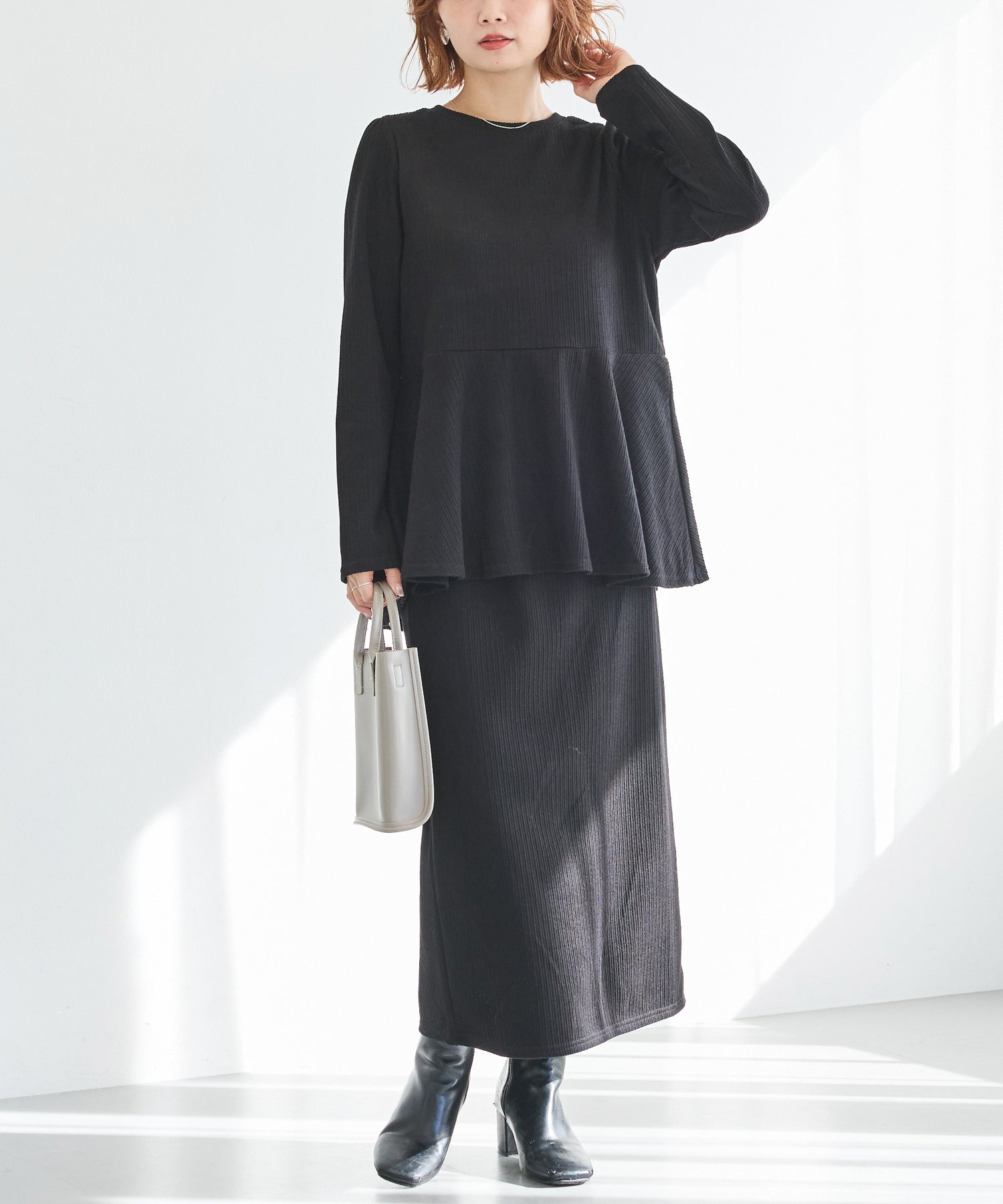 起毛リブセットアップ