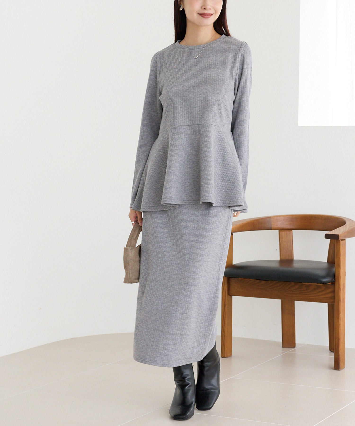 起毛リブセットアップ