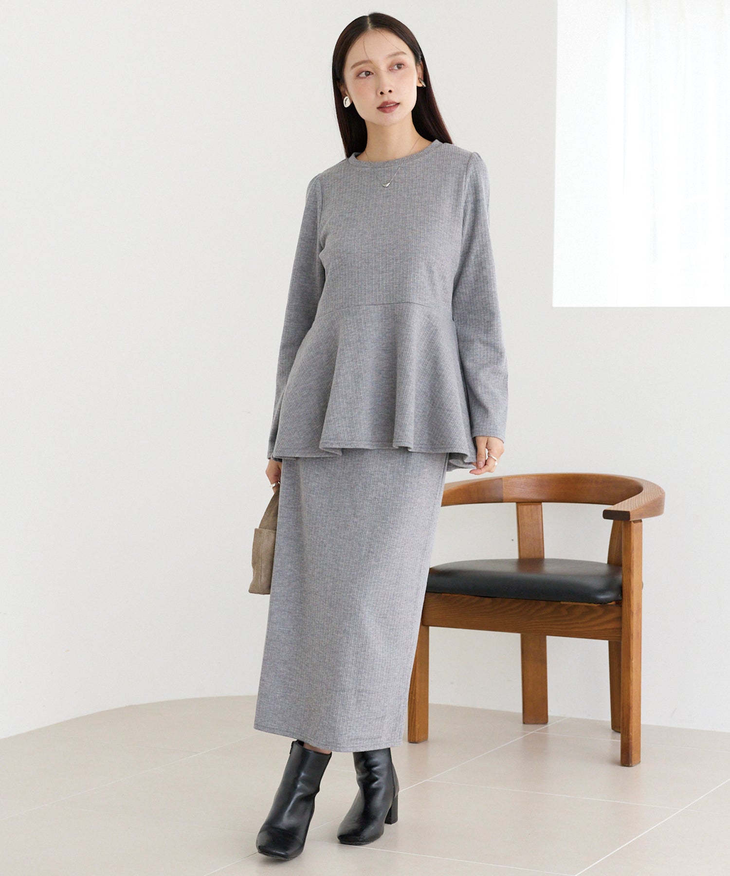 起毛リブセットアップ