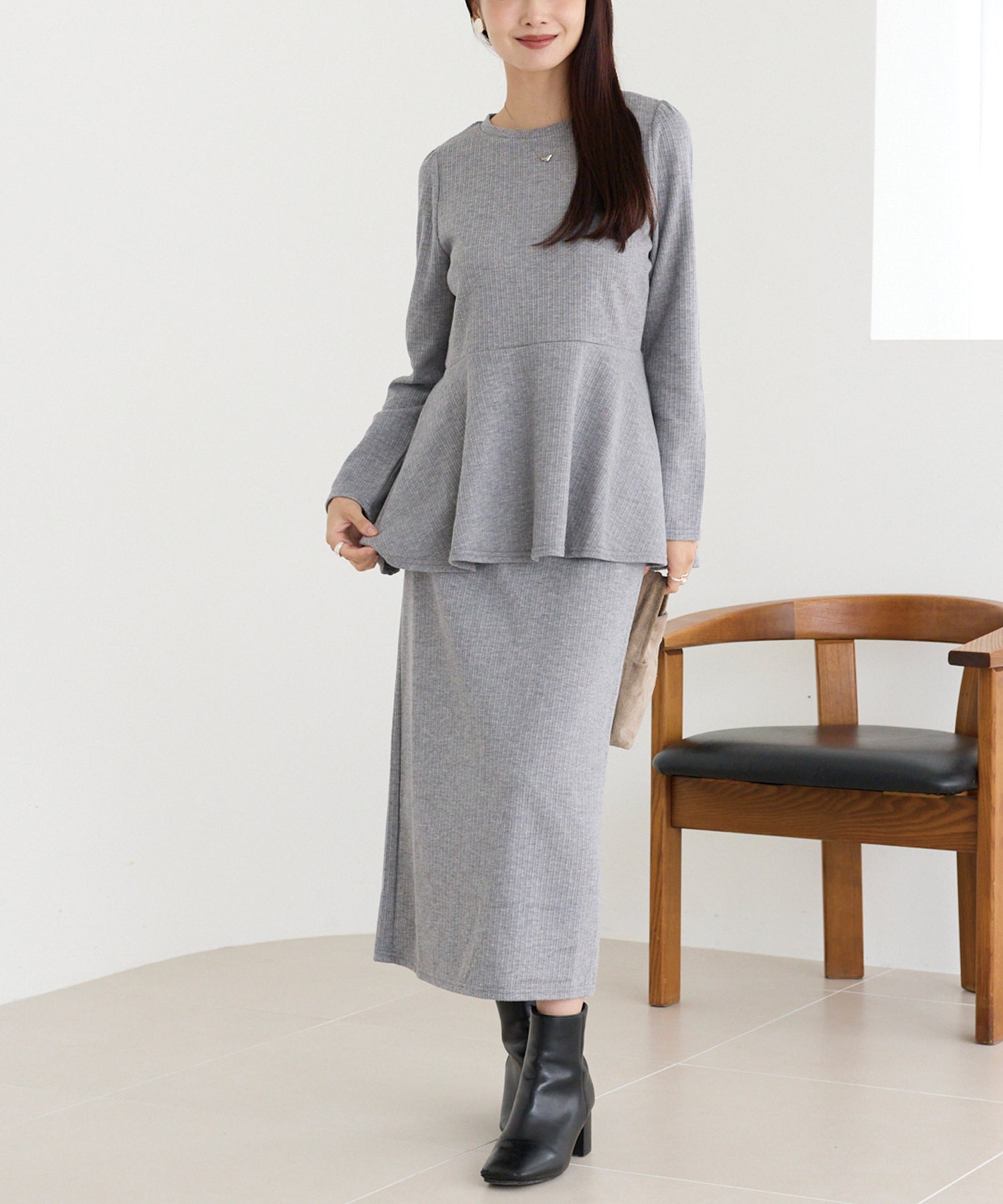 起毛リブセットアップ