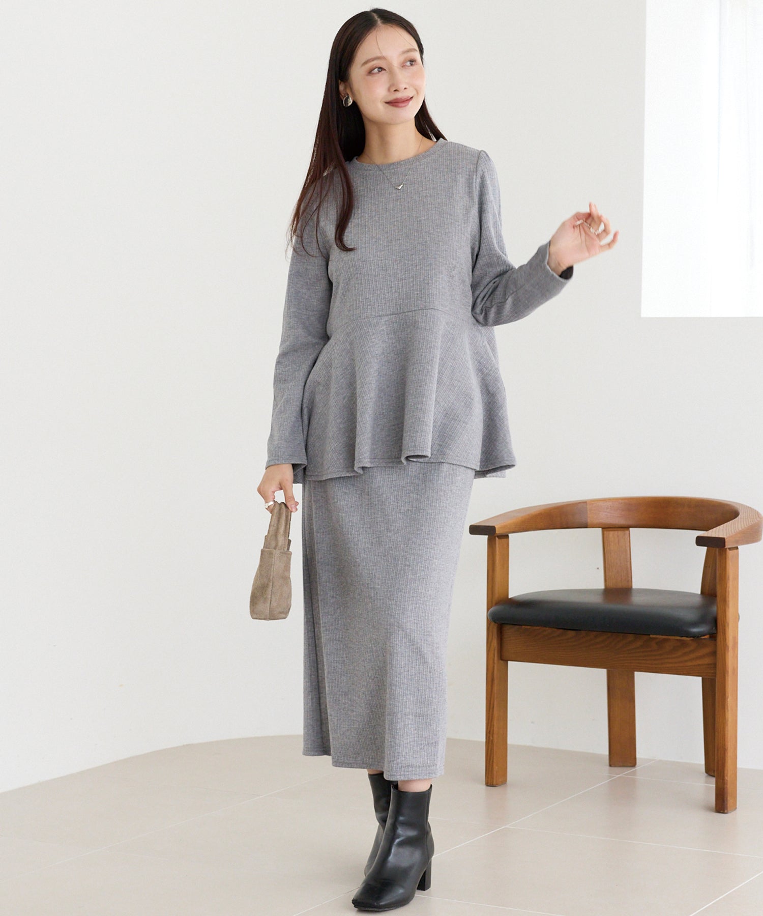 起毛リブセットアップ