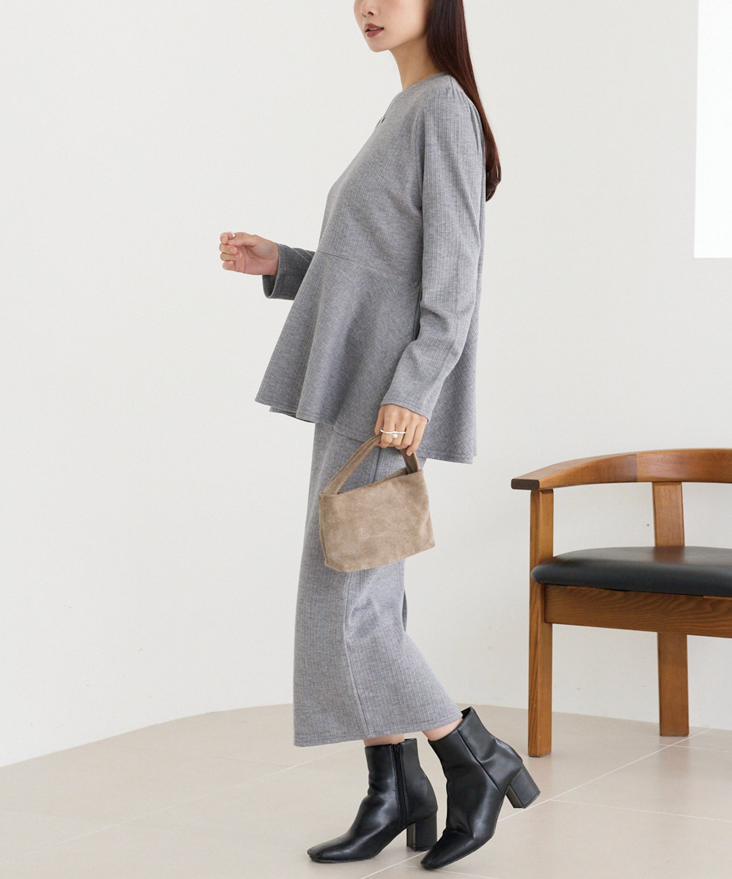 起毛リブセットアップ