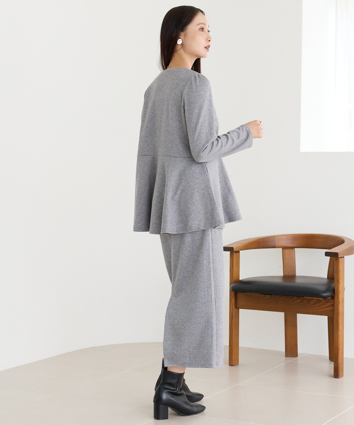 起毛リブセットアップ