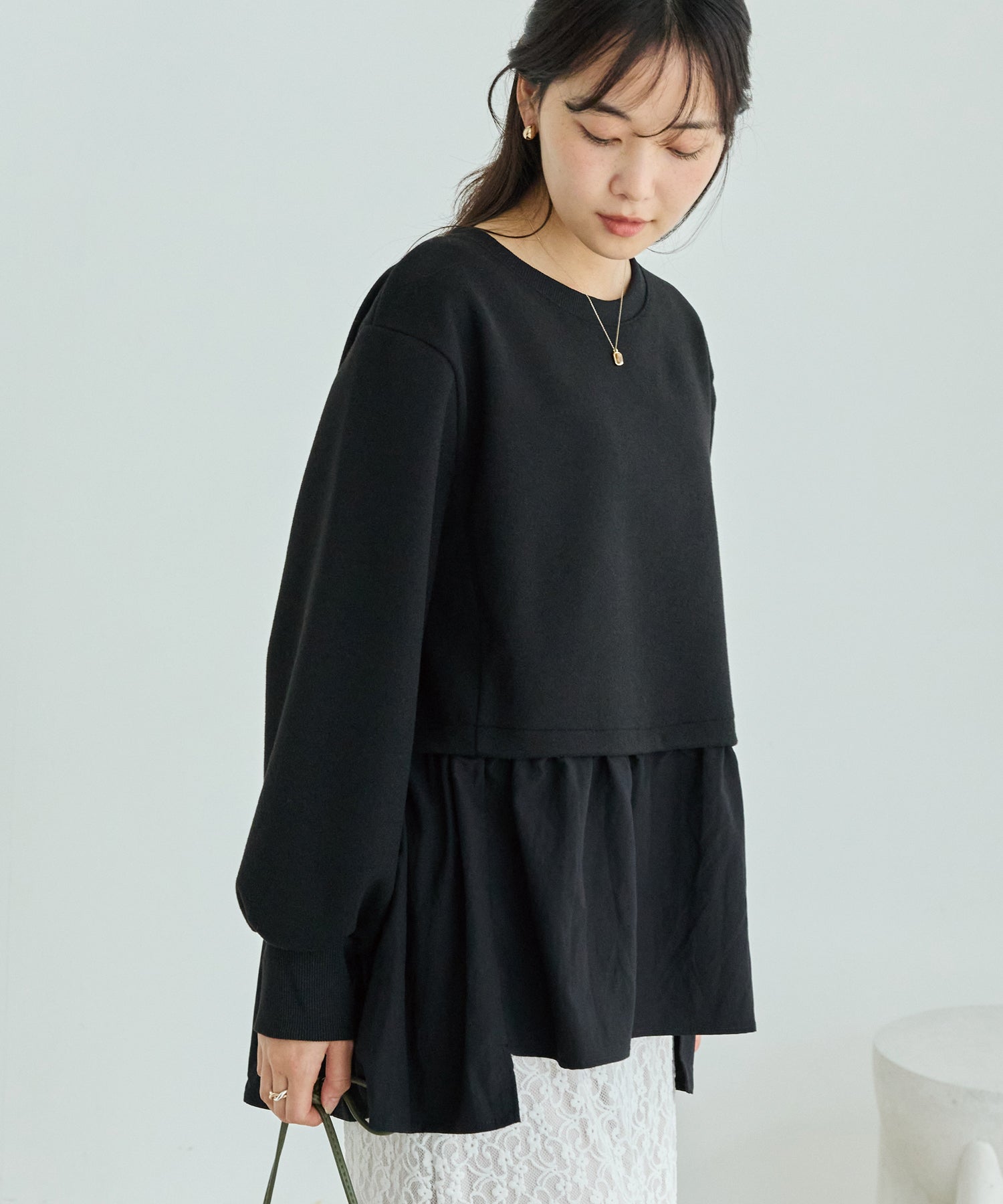 ブラック　model:160cm 着用サイズ:M