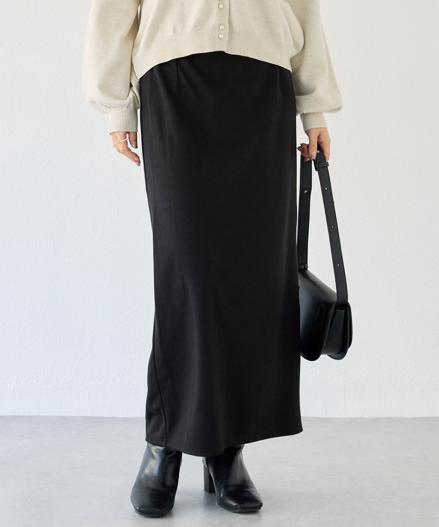 ブラック　model:156cm 着用サイズ:M