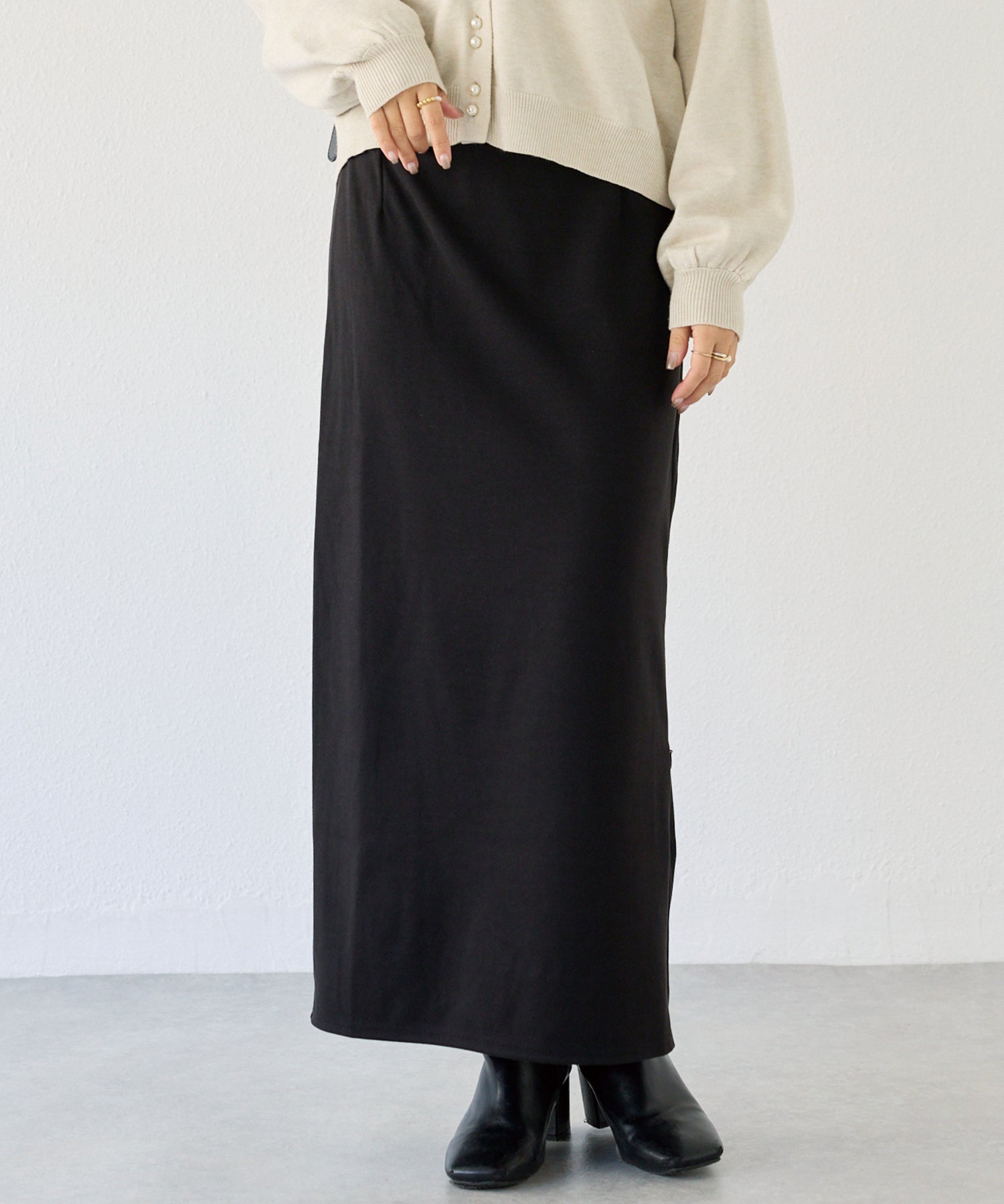 ブラック　model:156cm 着用サイズ:M