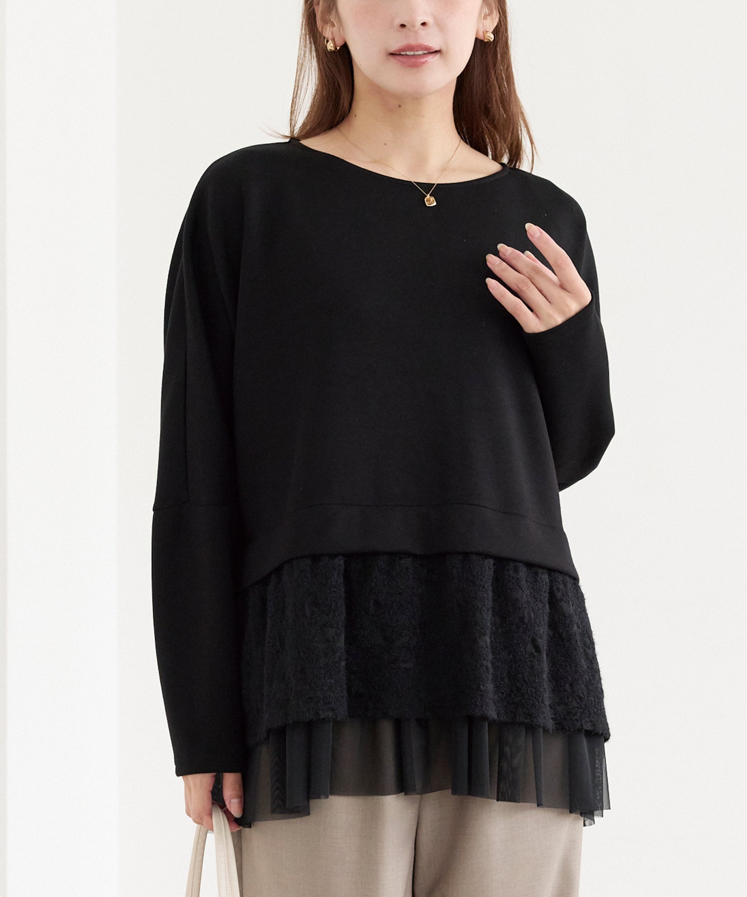 ブラック　model:156cm 着用サイズ:M